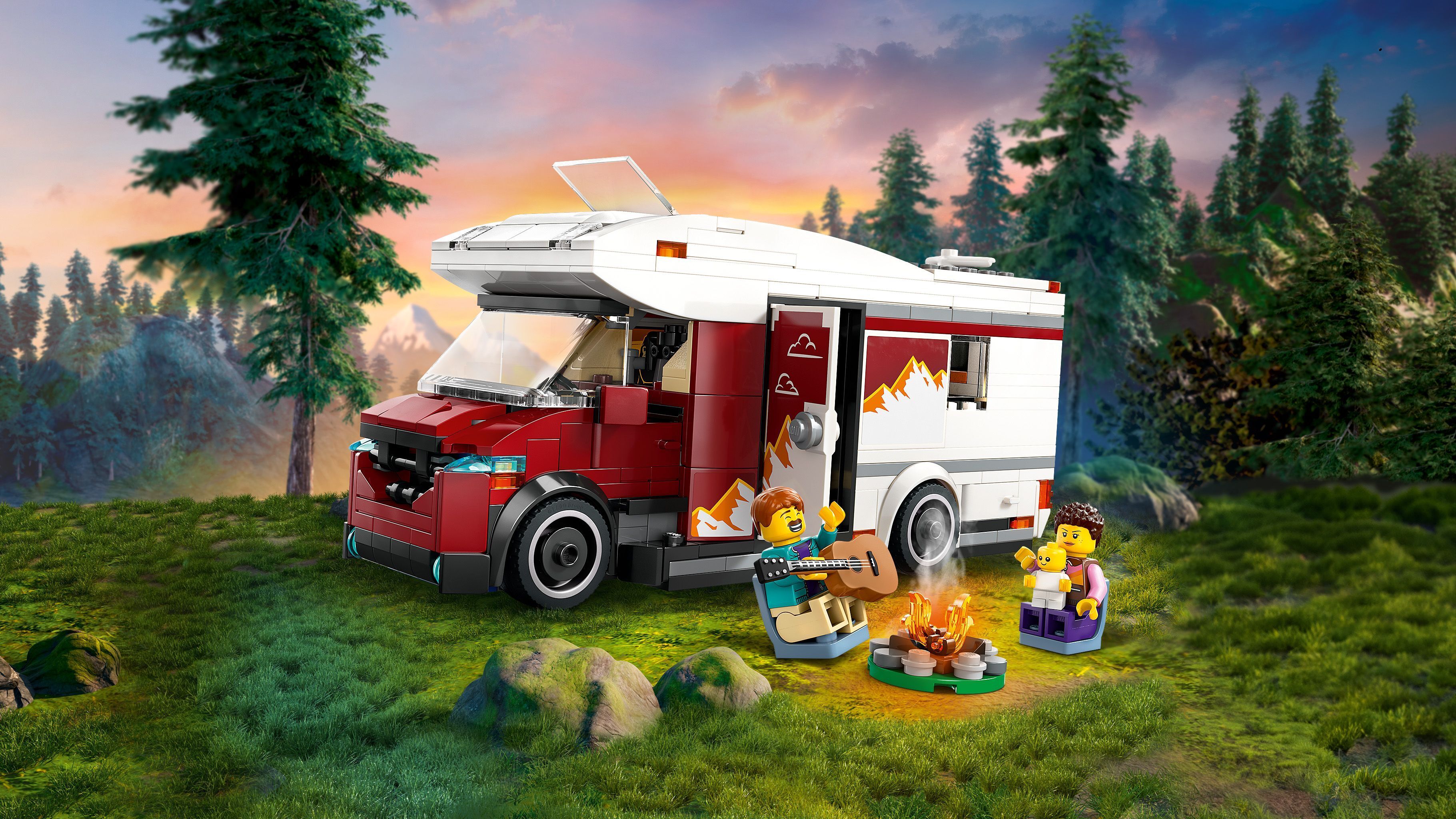 LEGO City 60454 – Seikkailulomalaisten matkailuauto