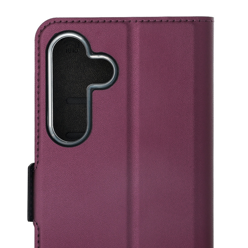 Wave Book Case suojakotelo, Samsung Galaxy S25 FE 5G, musta