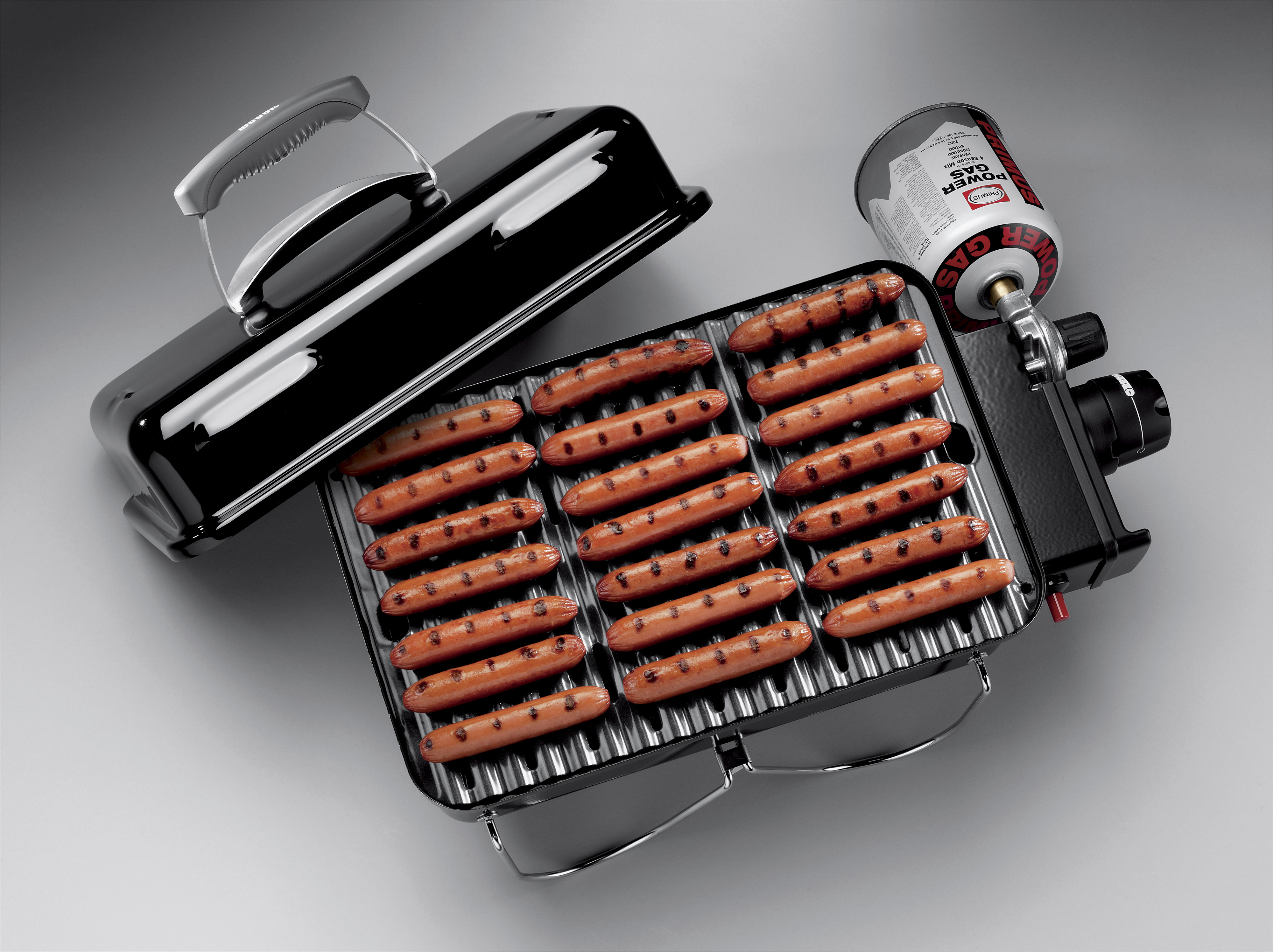 Weber Go-Anywhere -matkagrilli, kaasukäyttöinen, musta