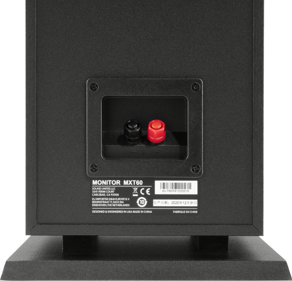 Polk Audio Monitor XT60 -lattiakaiutin, musta, 1 kpl