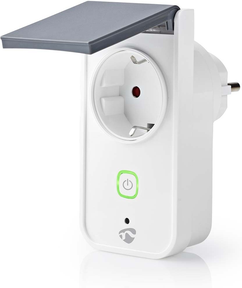 Nedis SmartLife WIFIPO120FWT -älypistorasia, 16 A, 3680 W, IP44