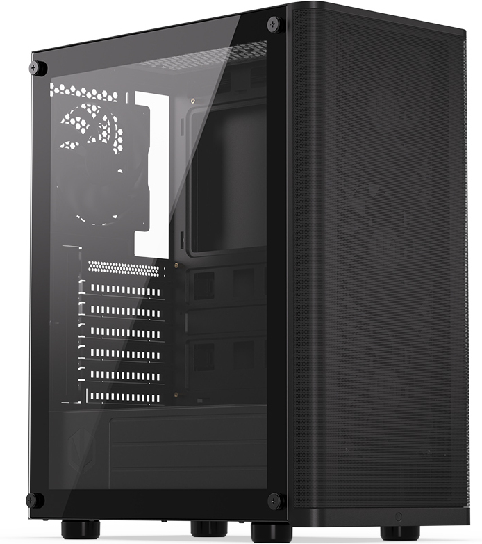 Endorfy Ventum 200 Air ATX-kotelo ikkunalla, musta