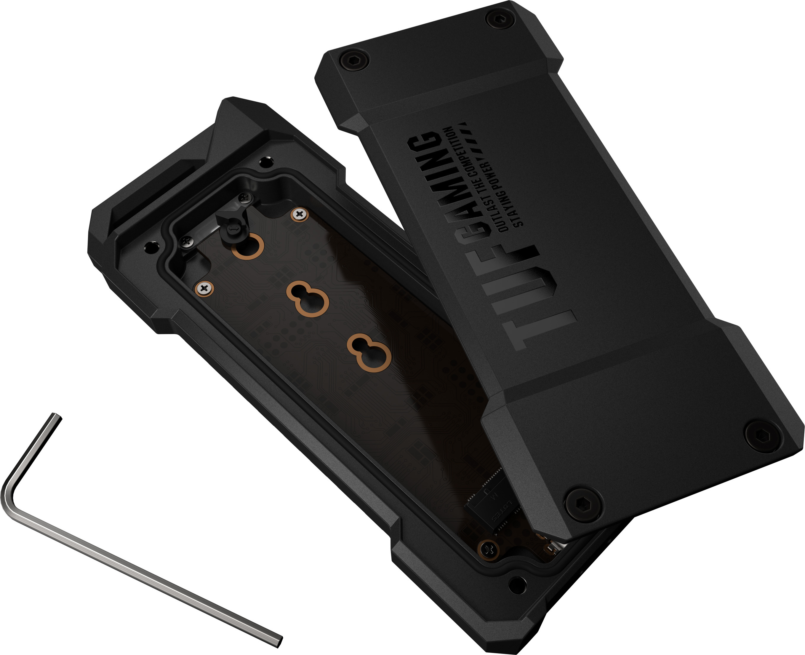 Asus TUF Gaming A1 SSD -ulkoinen kovalevykotelo M.2 NVMe ja SATA SSD -kovalevyille