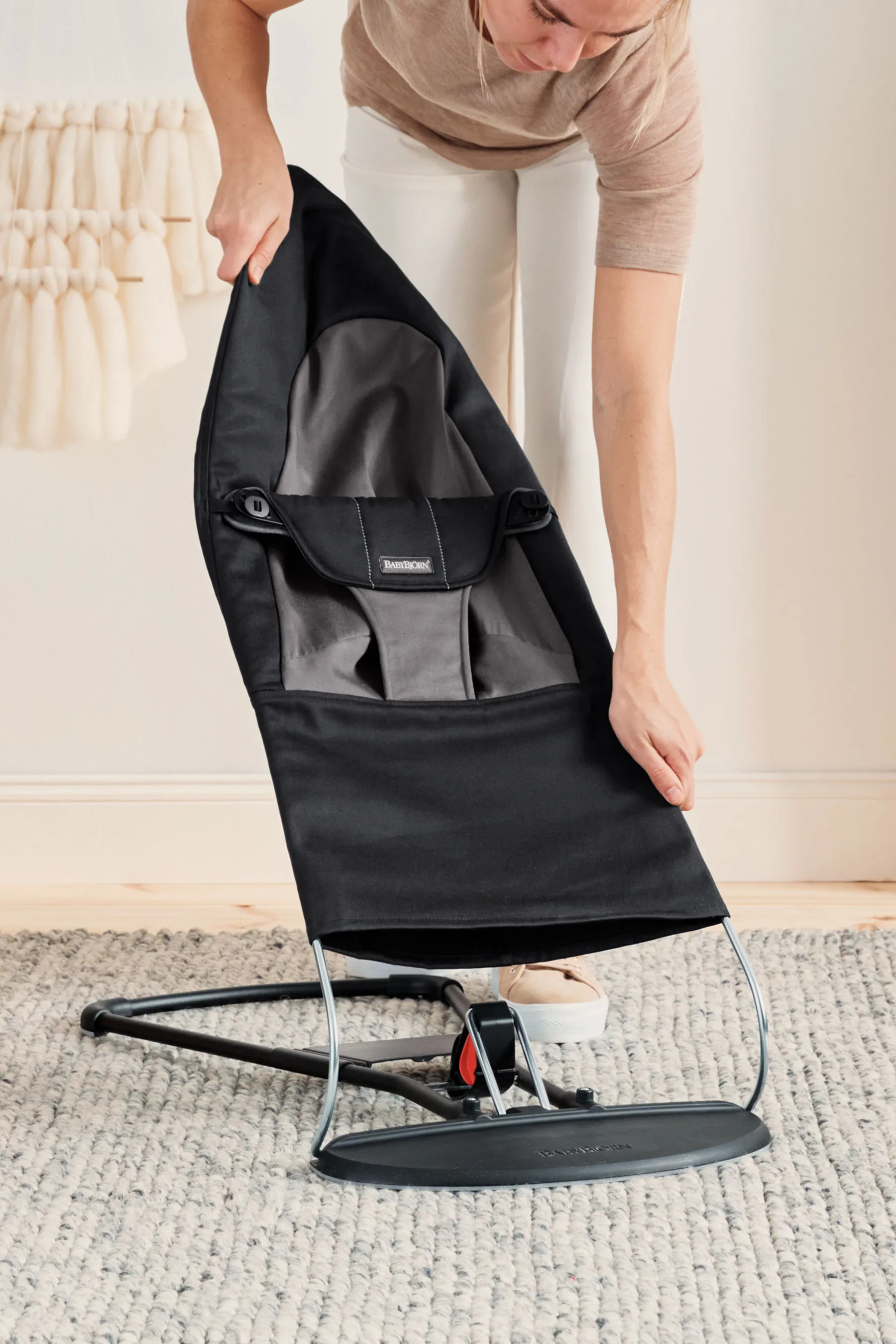 BabyBjörn Mesh - vaihtokangas sitteriin, grey