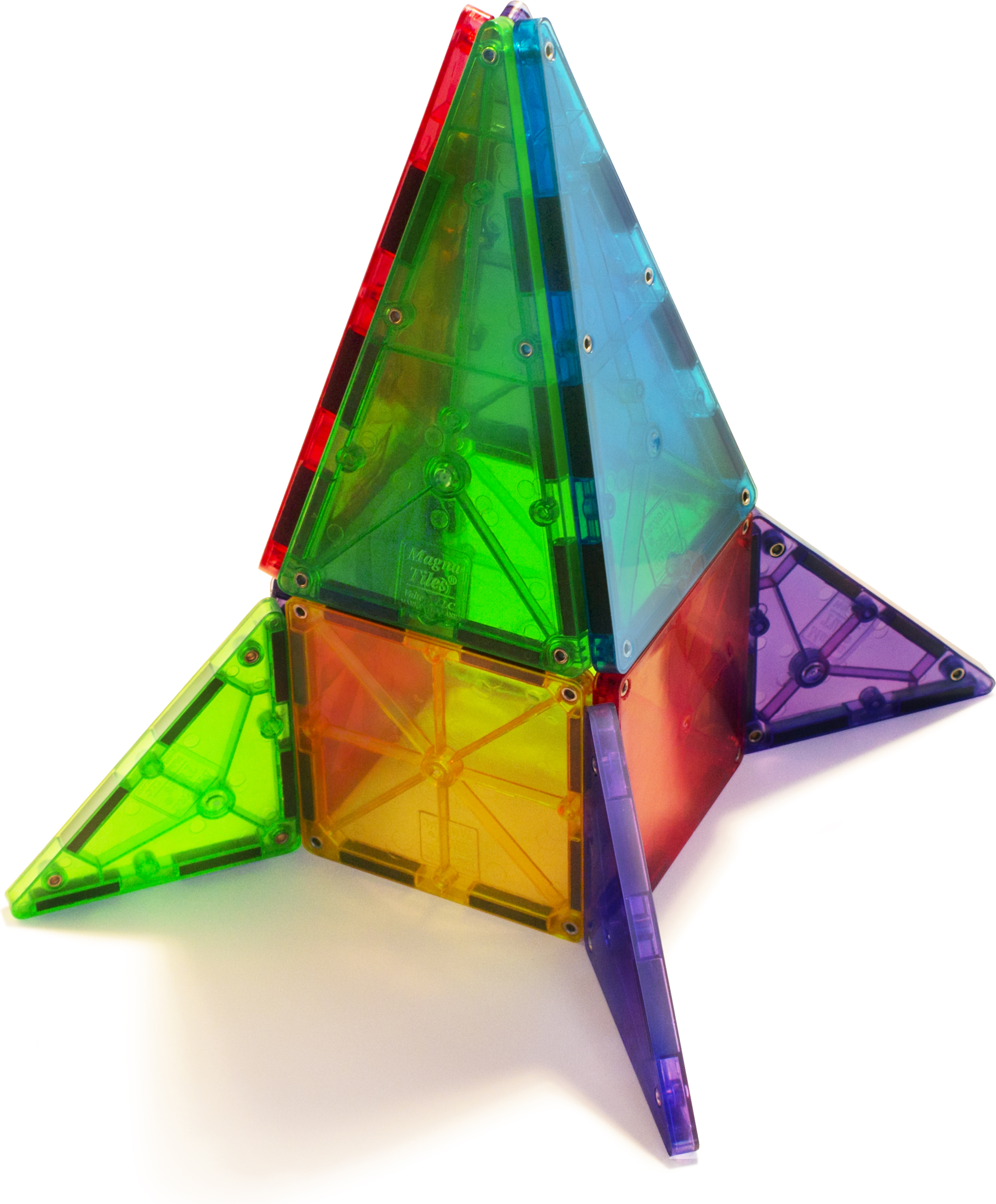MAGNA-TILES® Clear Colours - magneettirakennussarja, 32 osaa