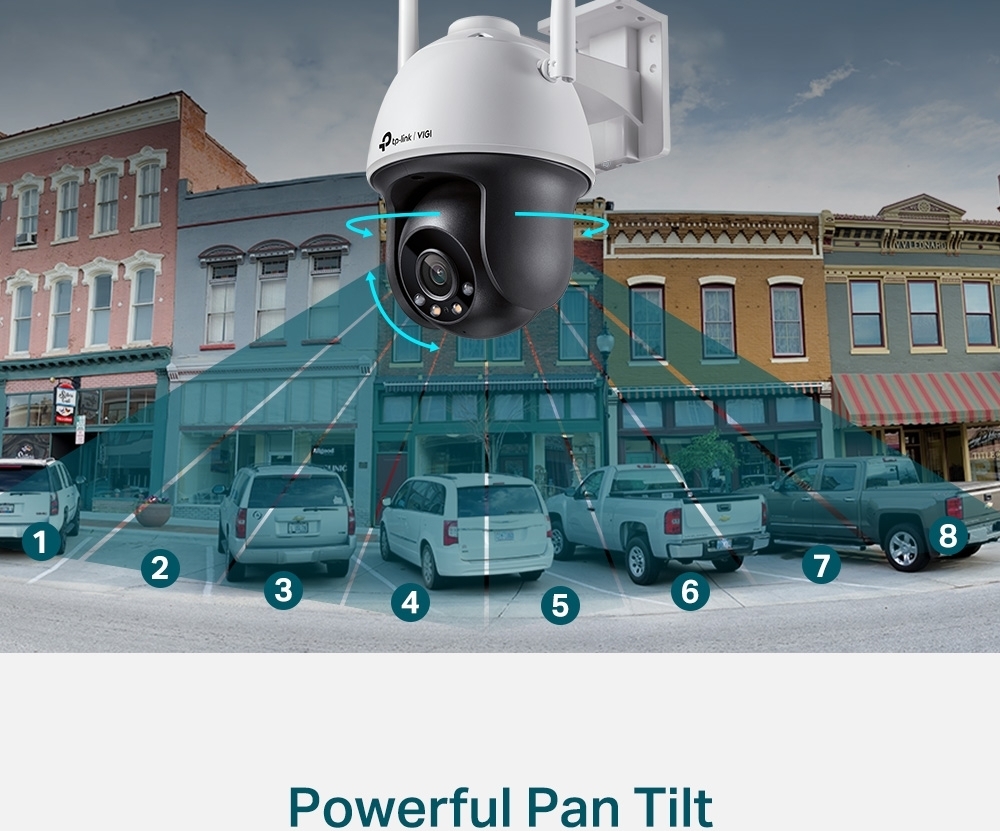 TP-Link VIGI C540-W -valvontakamera sisä- ja ulkokäyttöön