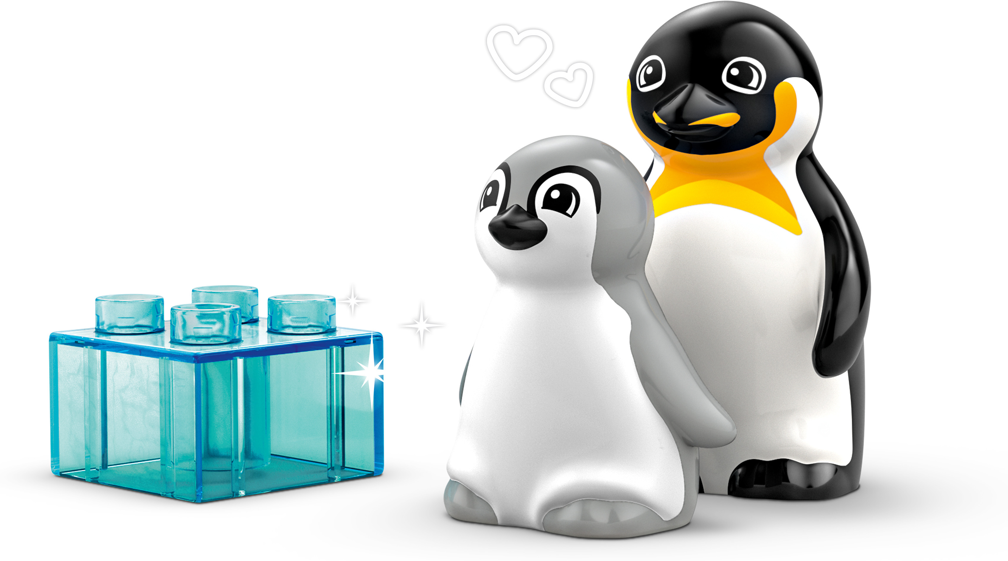 LEGO DUPLO Town 10442 – Luonnoneläinperheet: pingviinit ja leijonat