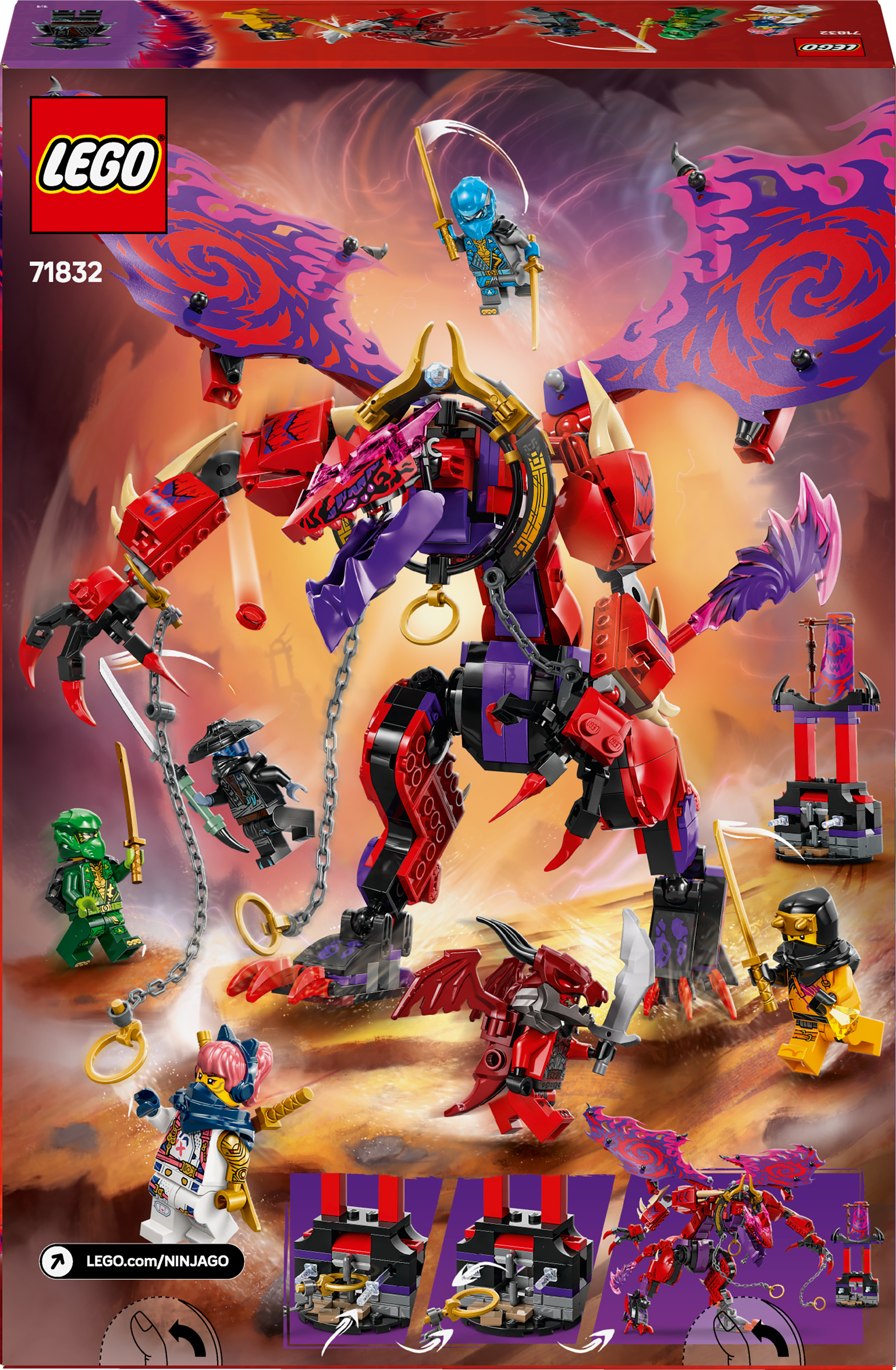 LEGO NINJAGO 71832 – Kaaoslohikäärme Thunderfang