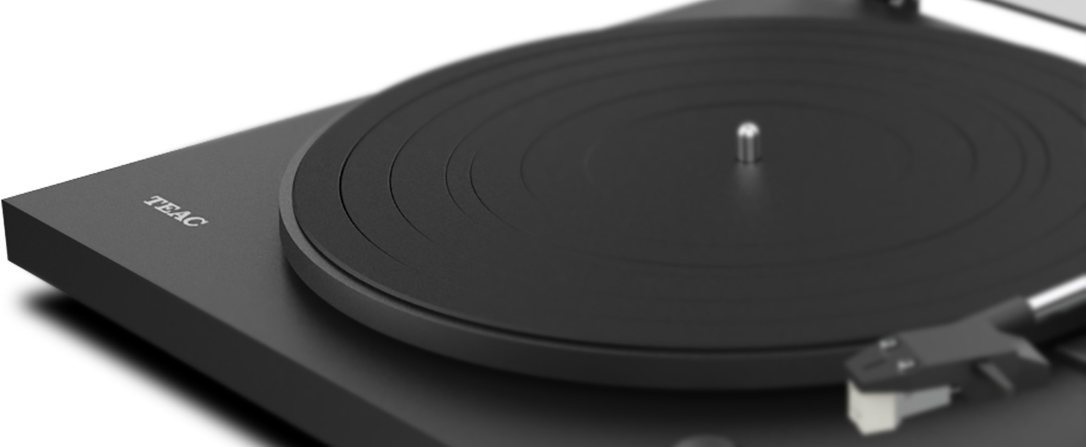 Teac TN-175 -vinyylisoitin, musta