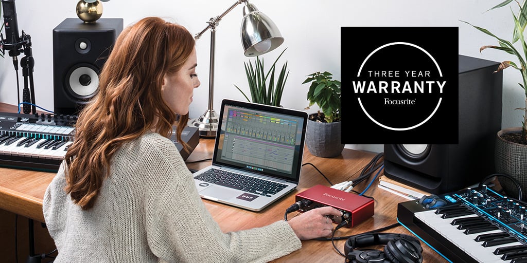 Focusrite Clarett+ 4Pre USB -äänikortti USB-väylään