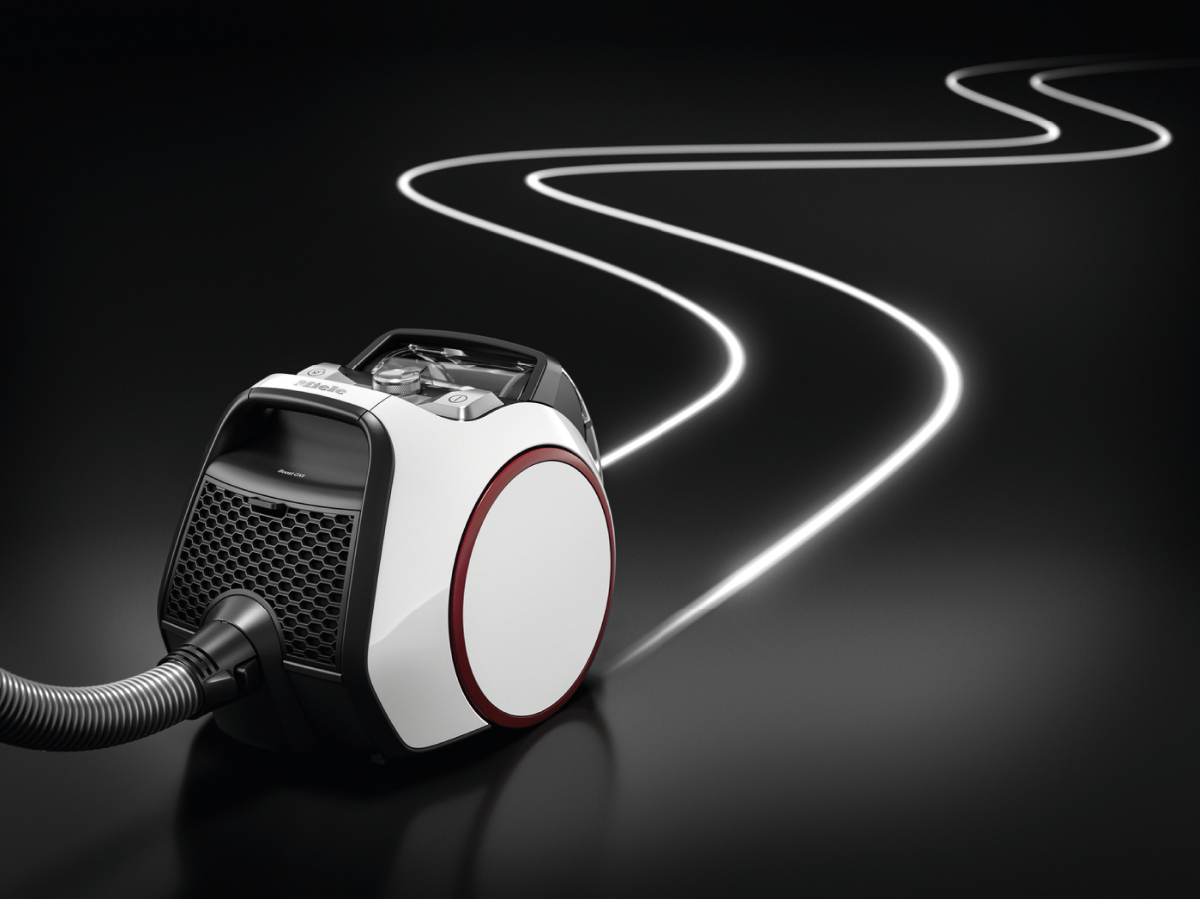 Miele Boost CX1 PowerLine -pölypussiton pölynimuri, valkoinen