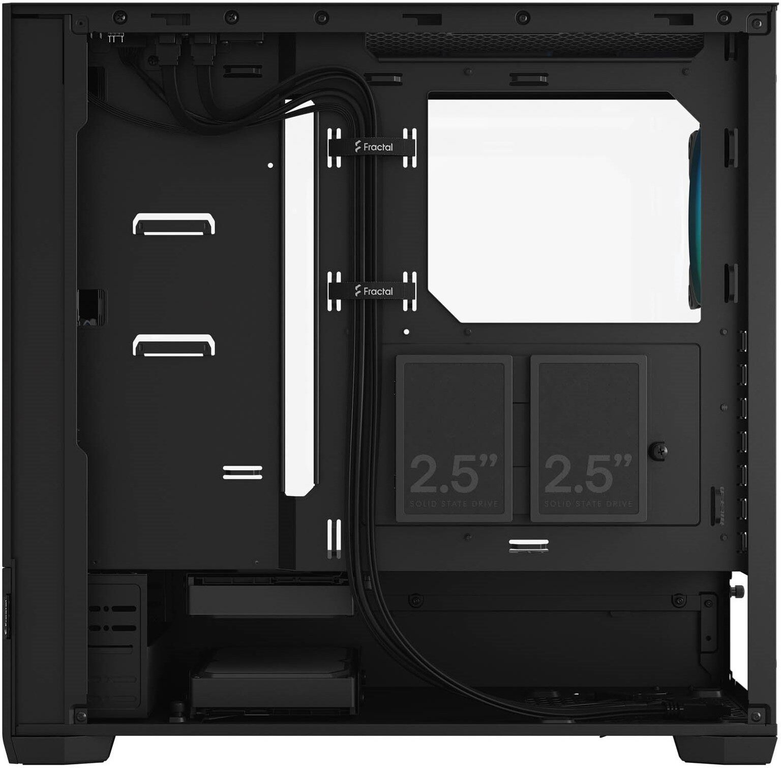 Fractal Design Pop Air RGB Black TG ATX-kotelo ikkunalla, musta