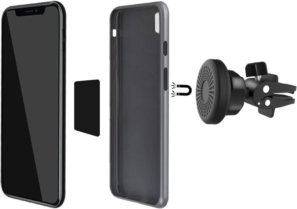 FoneKit Air Vent -autoteline ilmastointiritilään magneetilla
