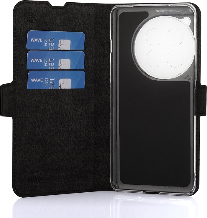 Wave BookCase -suojakotelo, OnePlus 12 , musta