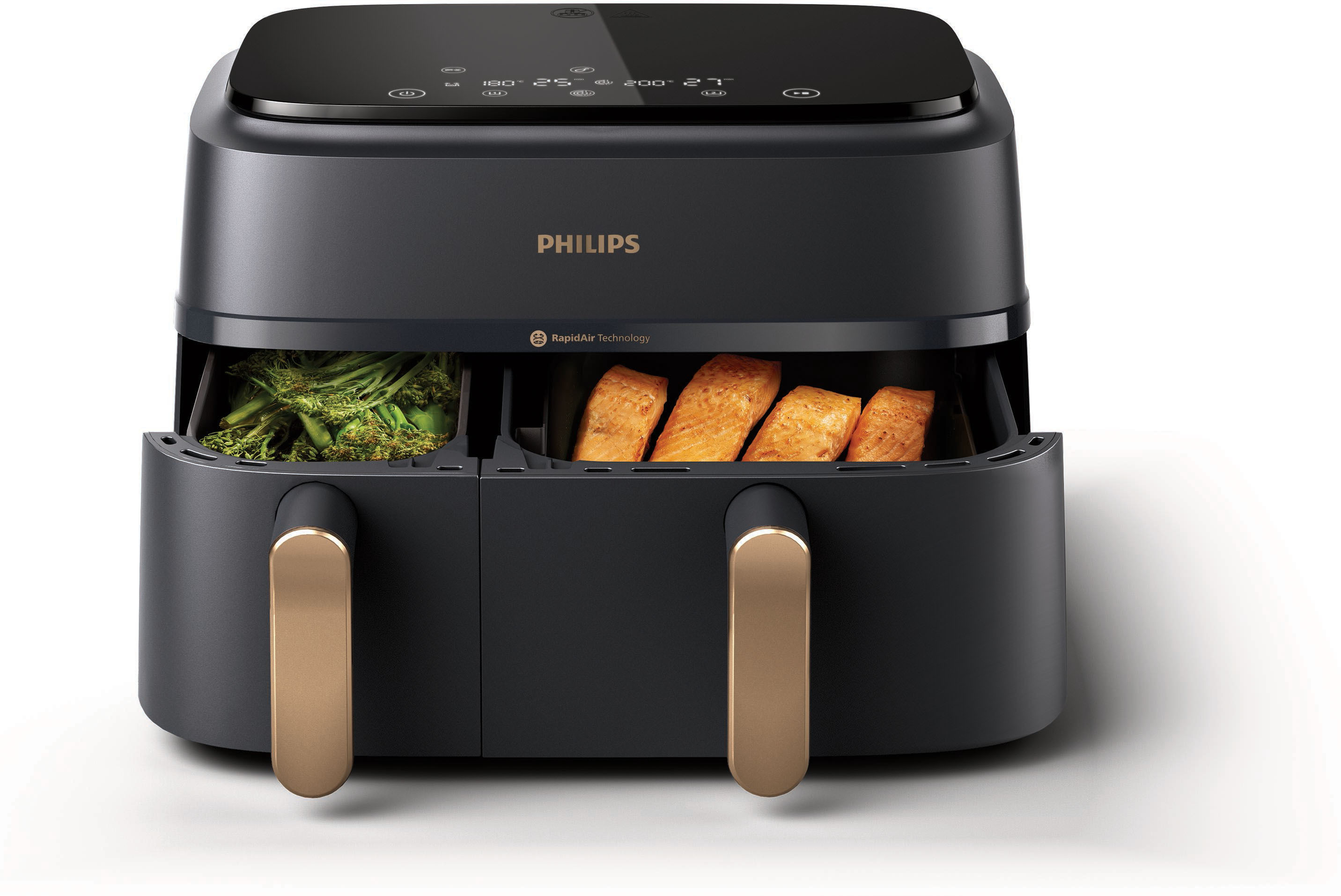 Philips 3000 Series Dual Basket NA352/00 airfryer, 6,0 l & 3,0 l ...