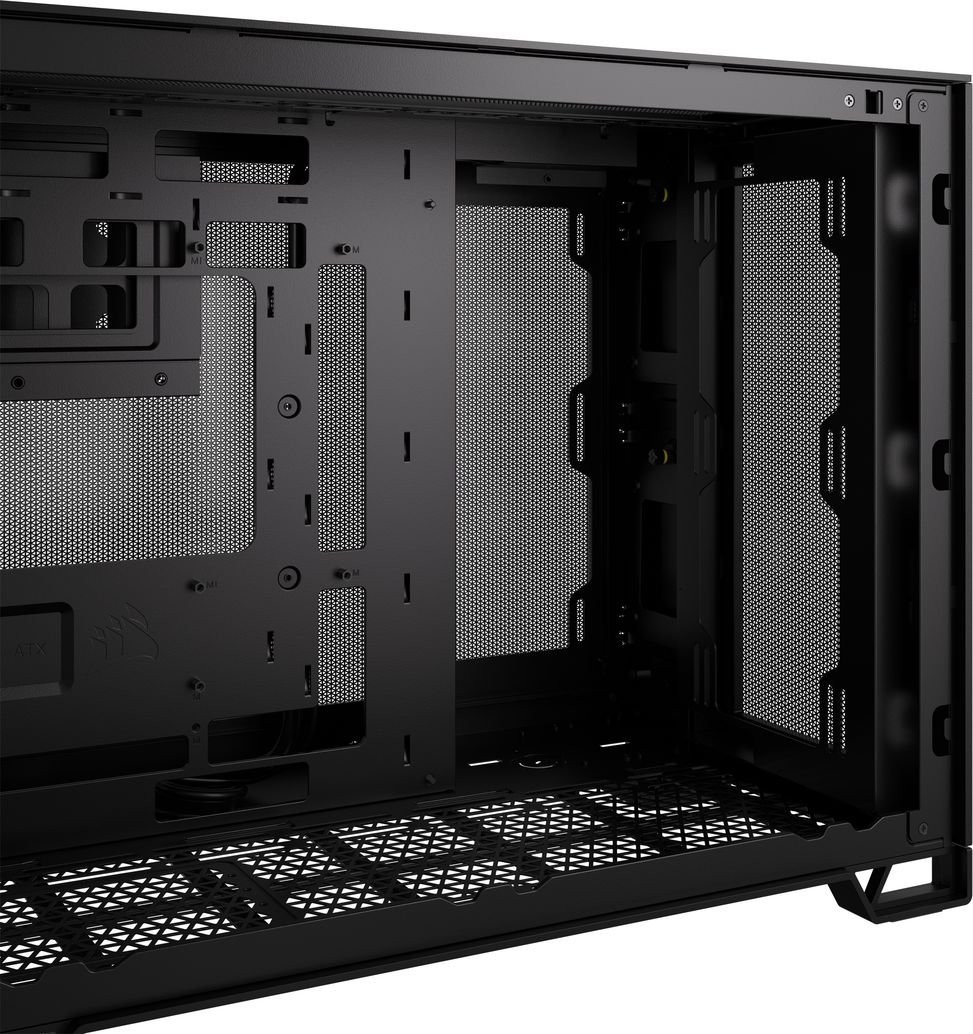 Corsair 2500D Airflow Micro-ATX-kotelo ikkunalla, musta