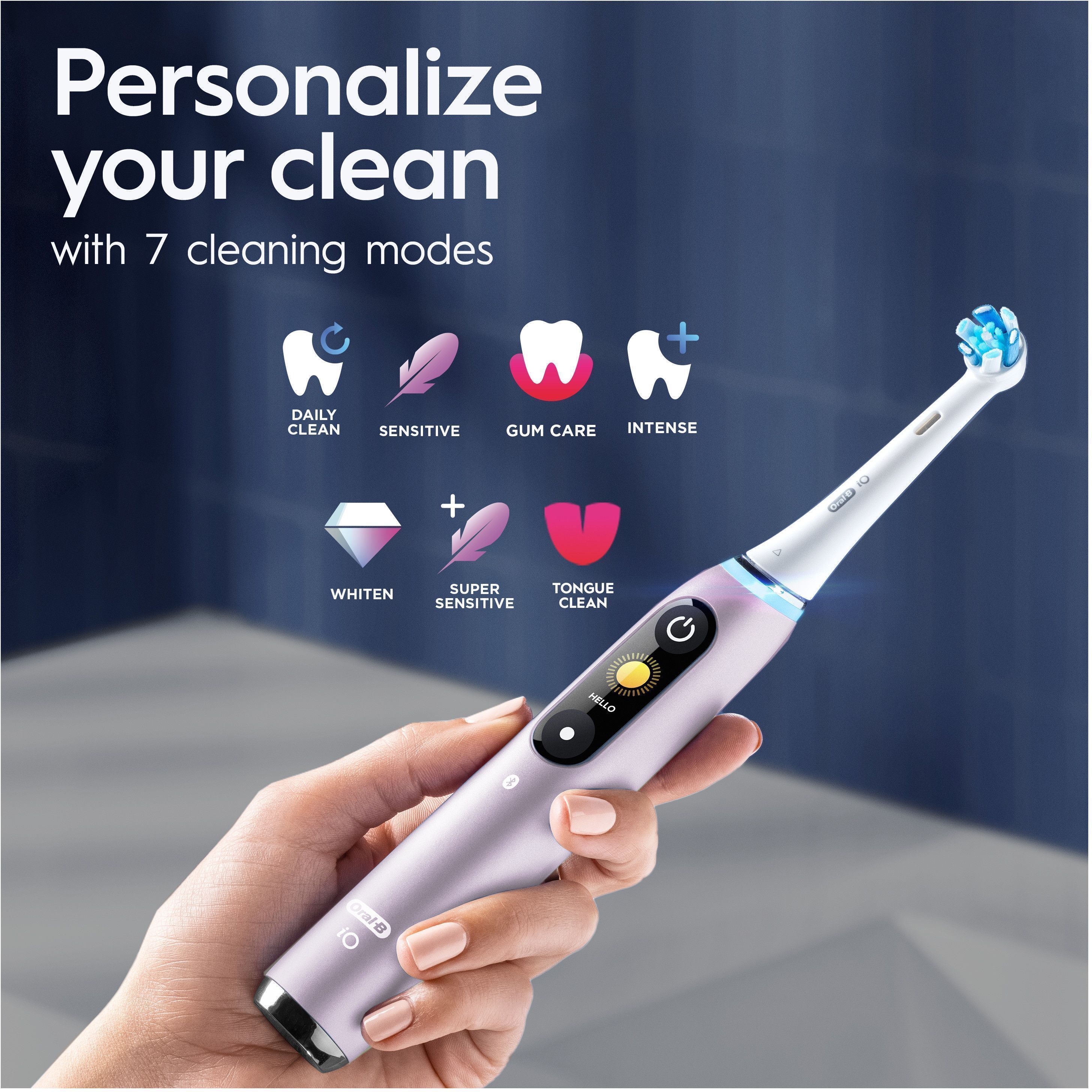 Oral-B iO Series 9s sähköhammasharja, ruusu