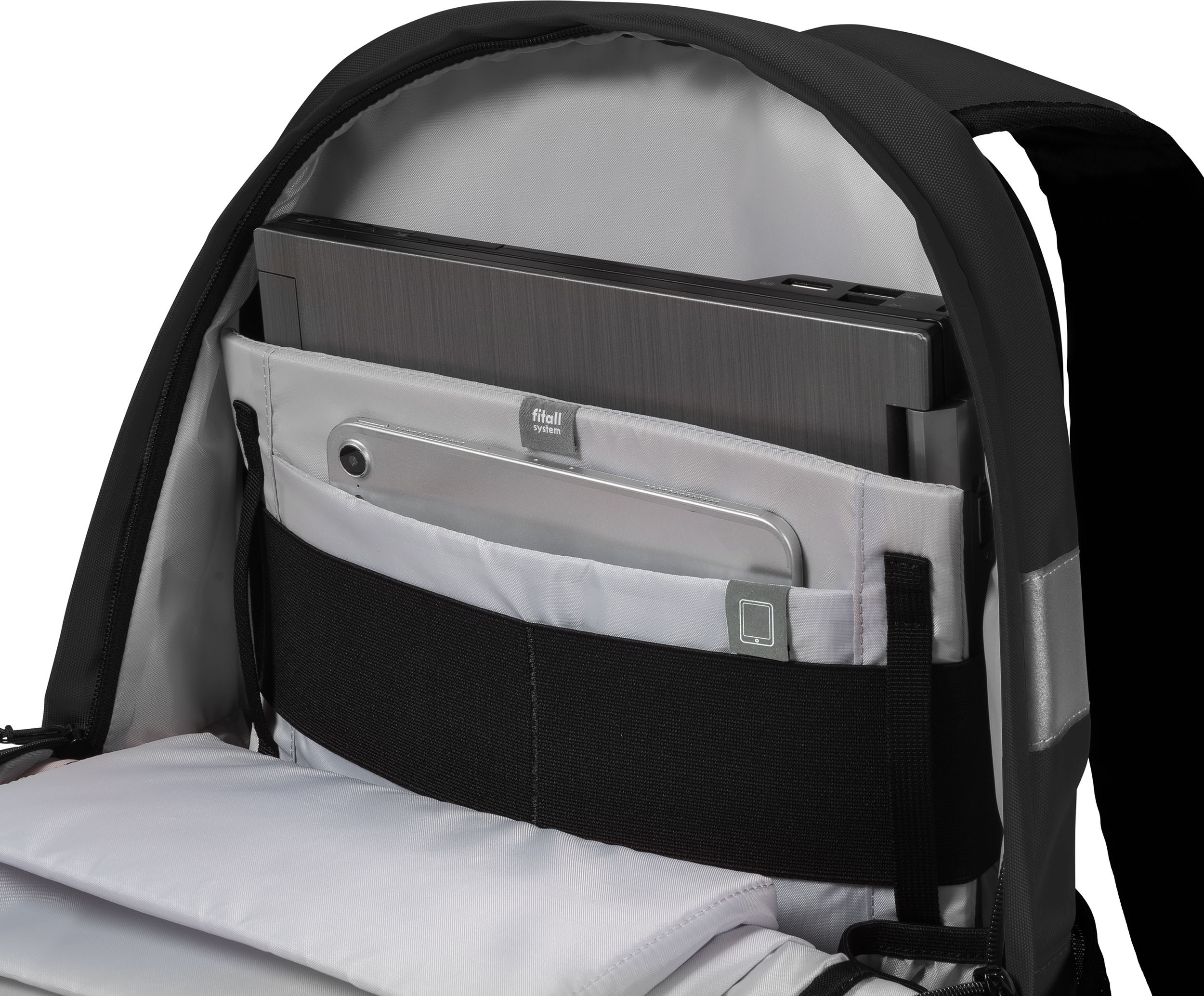 Dicota Reflective 25L -reppu, musta