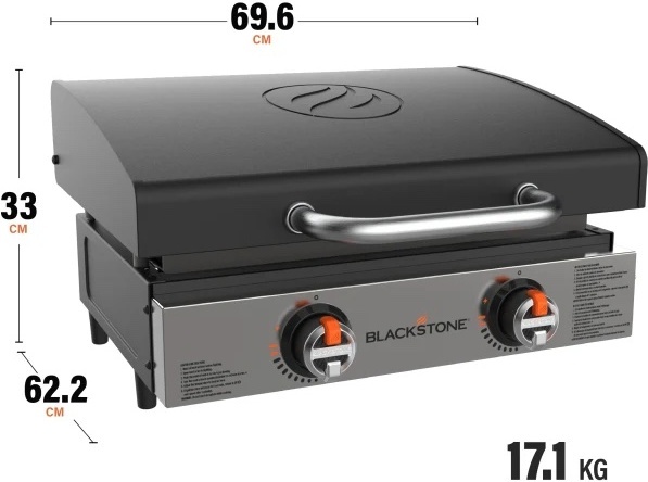 Blackstone 22" ParilaGrilli kannella