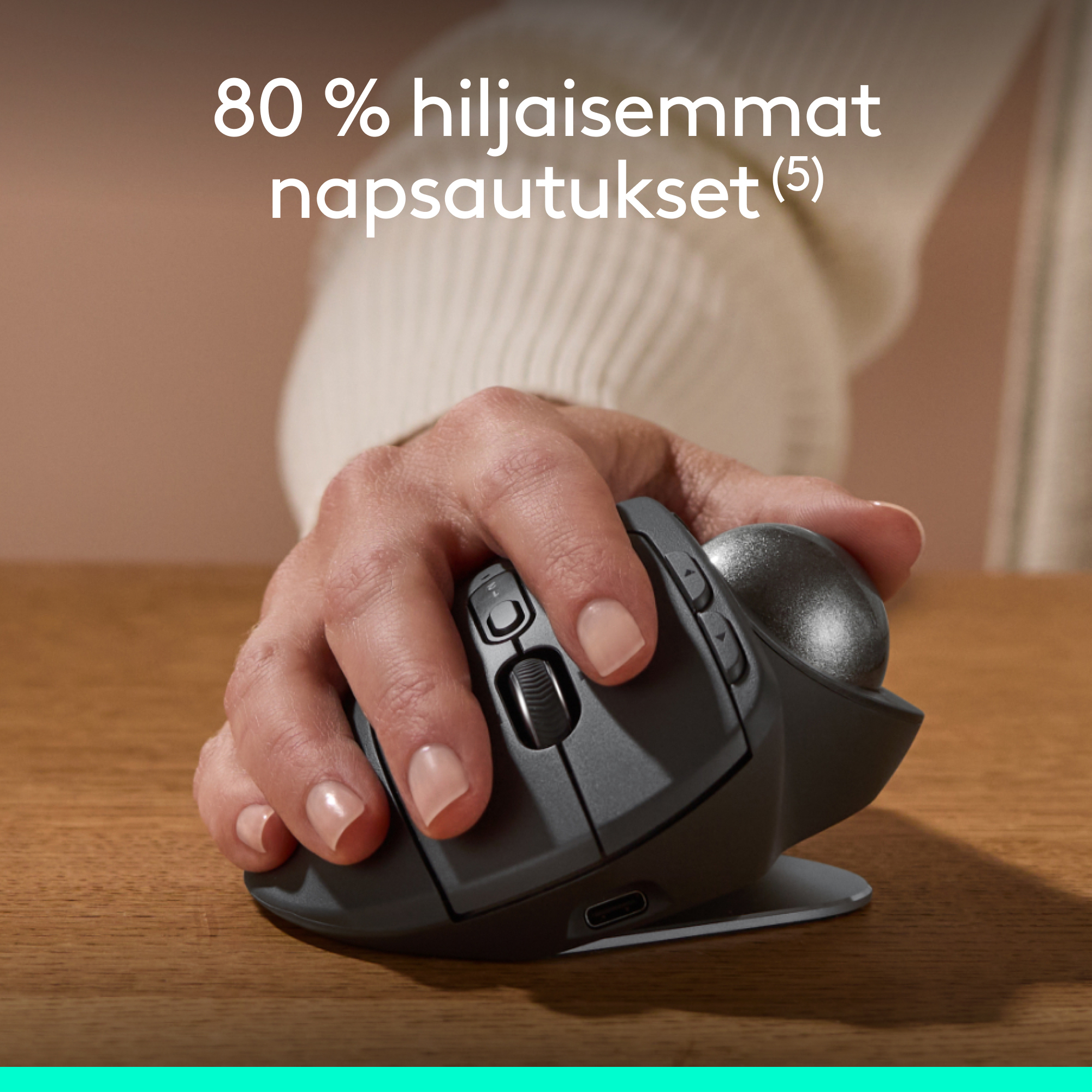 Logitech POP Icon Combo -näppäimistö ja hiiri, grafiitti