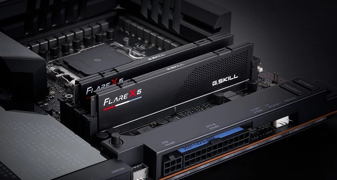 G.Skill Flare X5 DDR5 6000 MHz CL30 AMD EXPO 32 Gt -muistimodulipaketti, musta