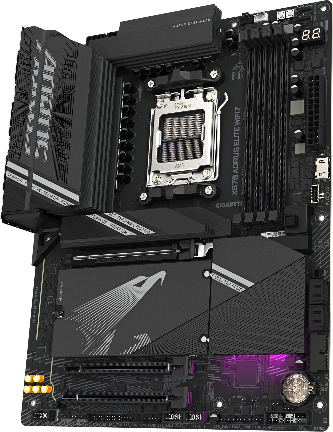 Gigabyte X870 AORUS ELITE WIFI7 ATX -emolevy