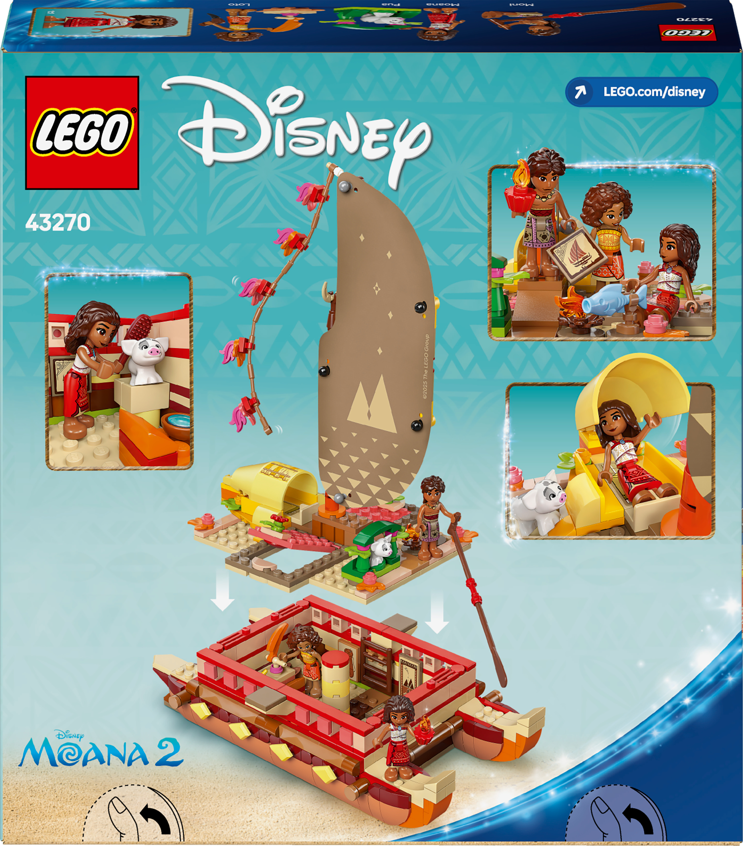 LEGO Disney Princess 43270 – Vaianan seikkailukanootti
