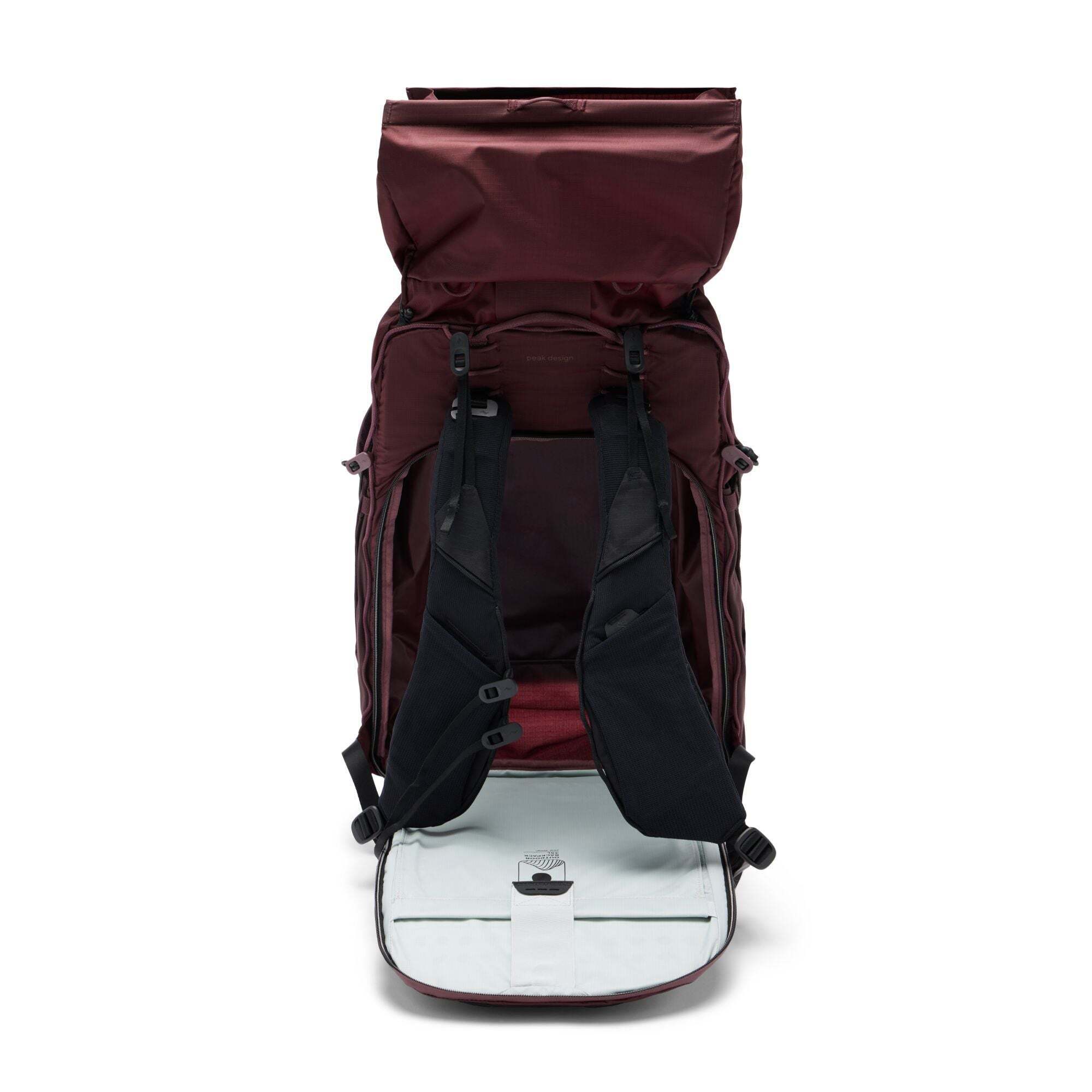 Peak Design Outdoor Backpack 45L -reppu, punainen kuunpimennys