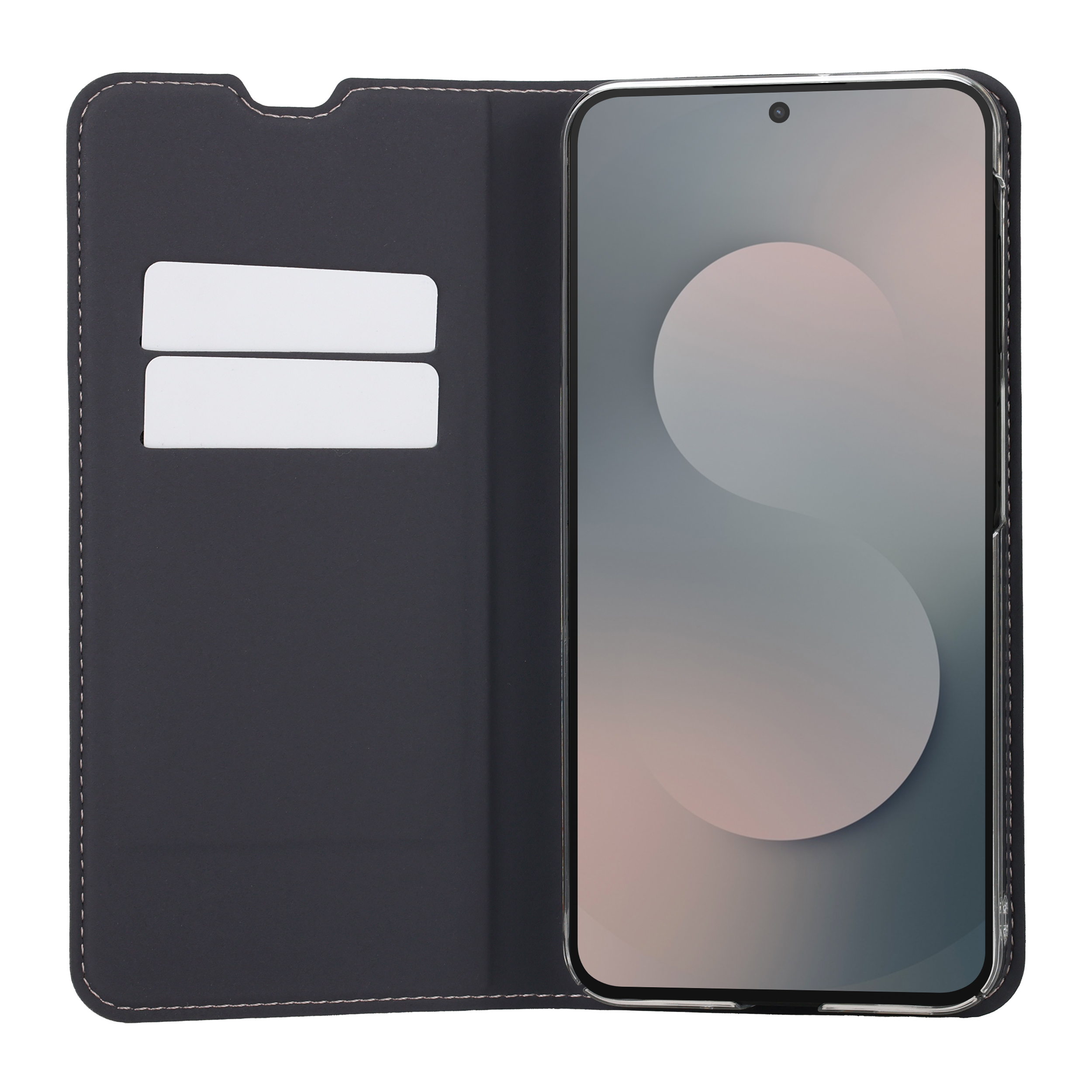 FoneKit BookCase suojakotelo, Samsung Galaxy S25 FE, vaaleanpunainen