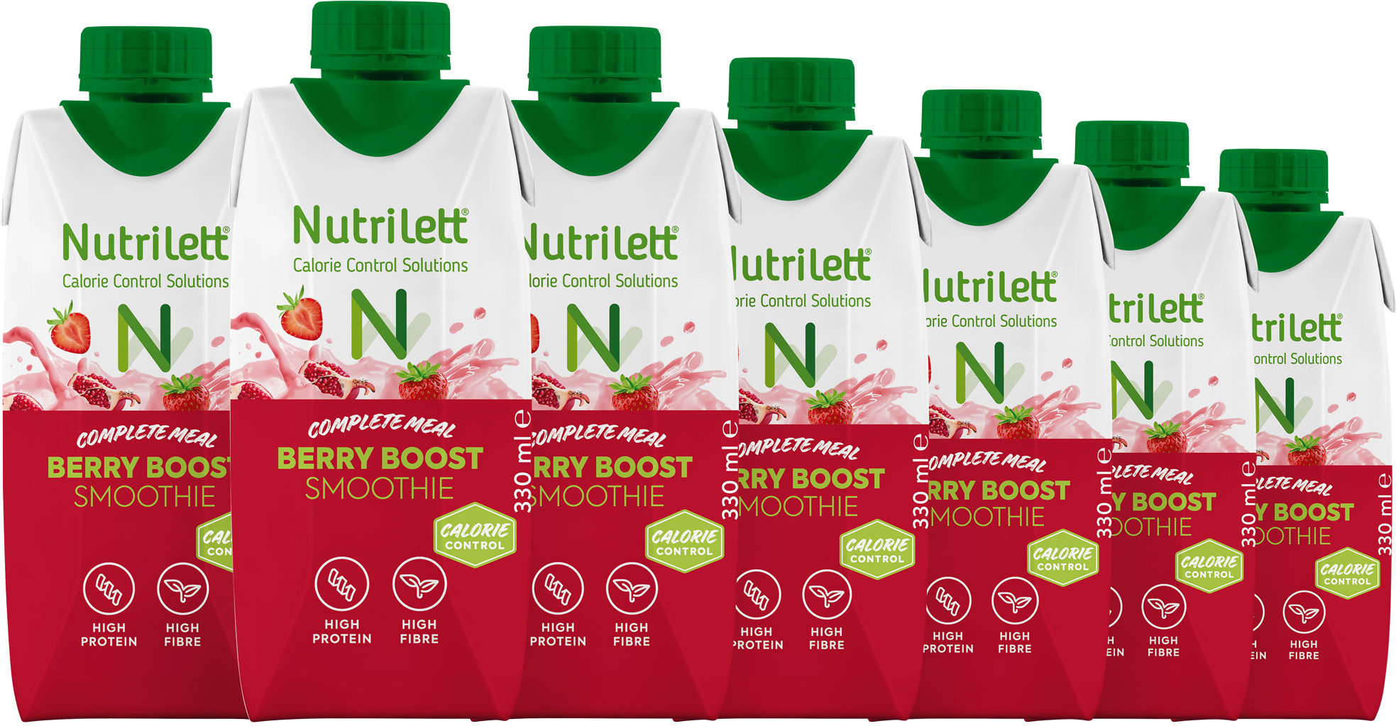 Nutrilett Smoothie Berry Boost -ateriankorvikejuoma, 330 ml, 12-PACK –  