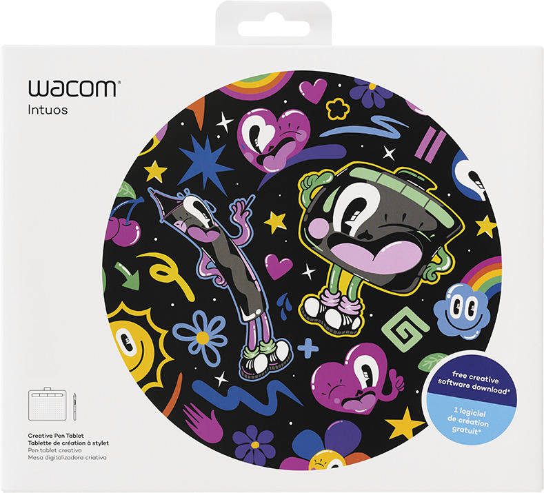 Wacom Intuos S -piirtopöytä, musta