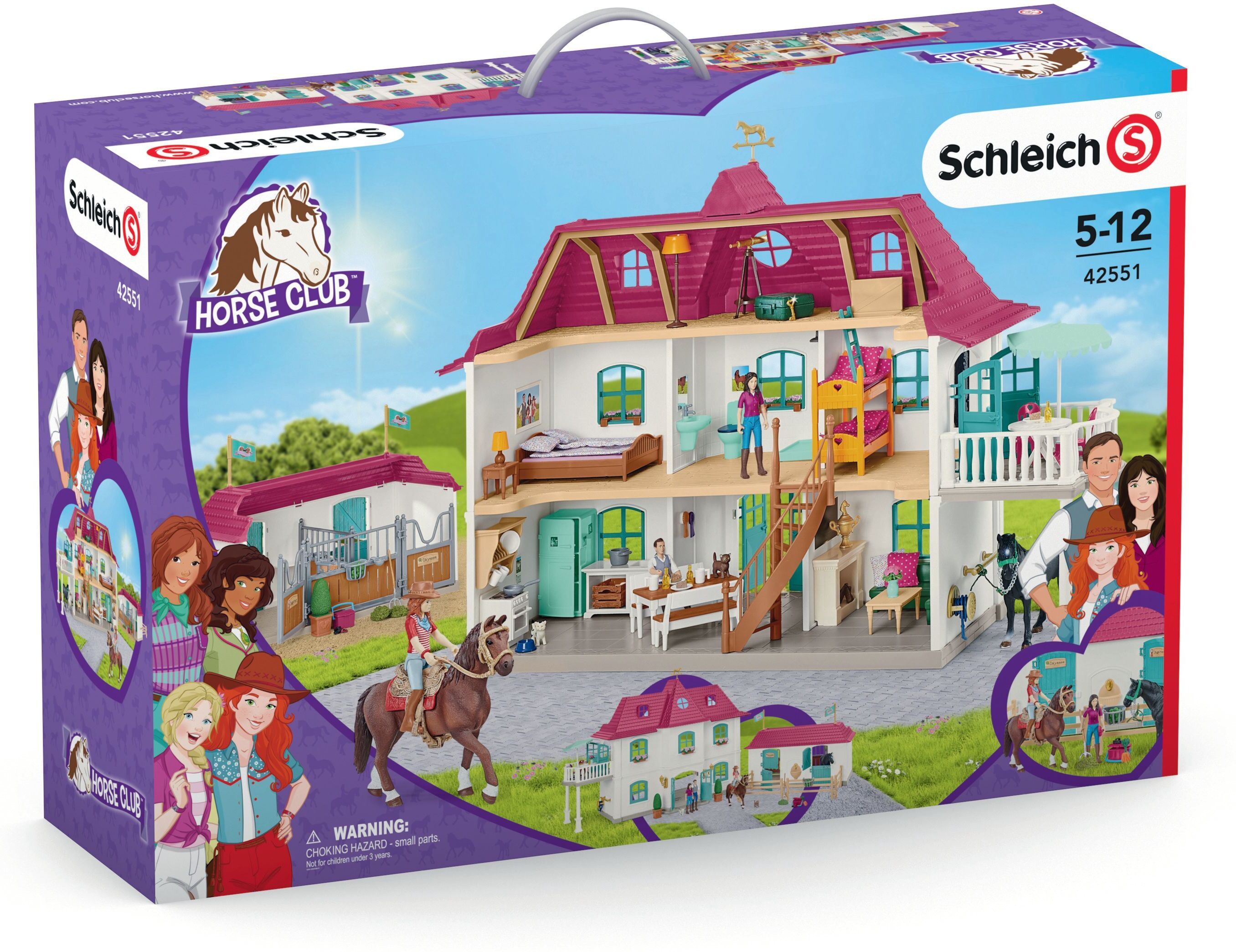 Schleich Horse Club 42551 - Lakeside -hevostila – 