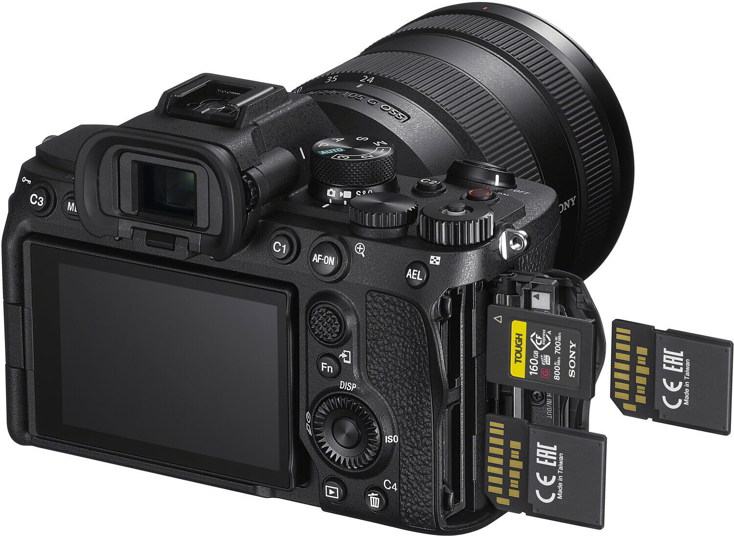 Sony A7 IV -järjestelmäkamera + 24-105 G -objektiivi