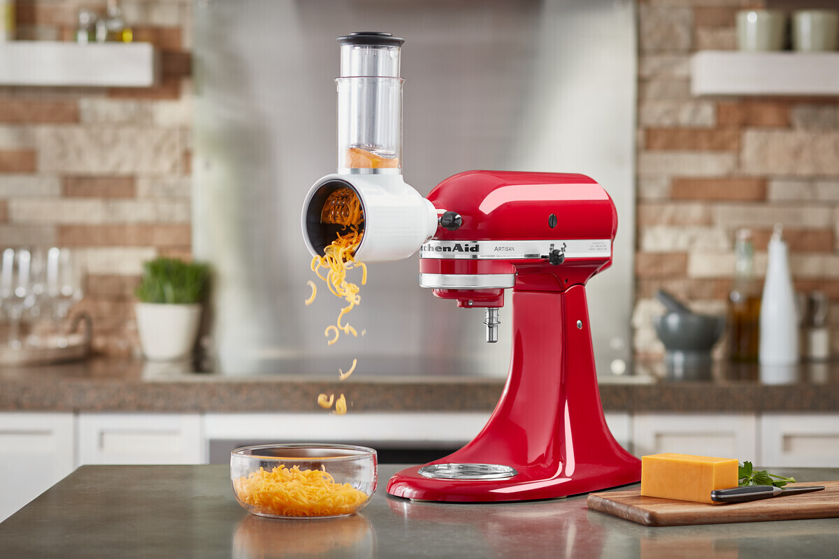 KitchenAid Fresh Prep 5KSMVSA -vihannesleikkuri ja -raastin yleiskoneisiin