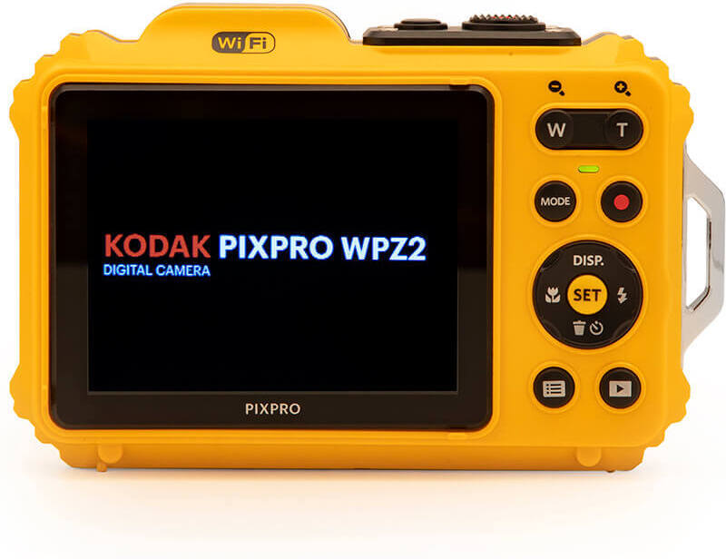 Kodak PIXPRO WPZ2 -digikamera, keltainen