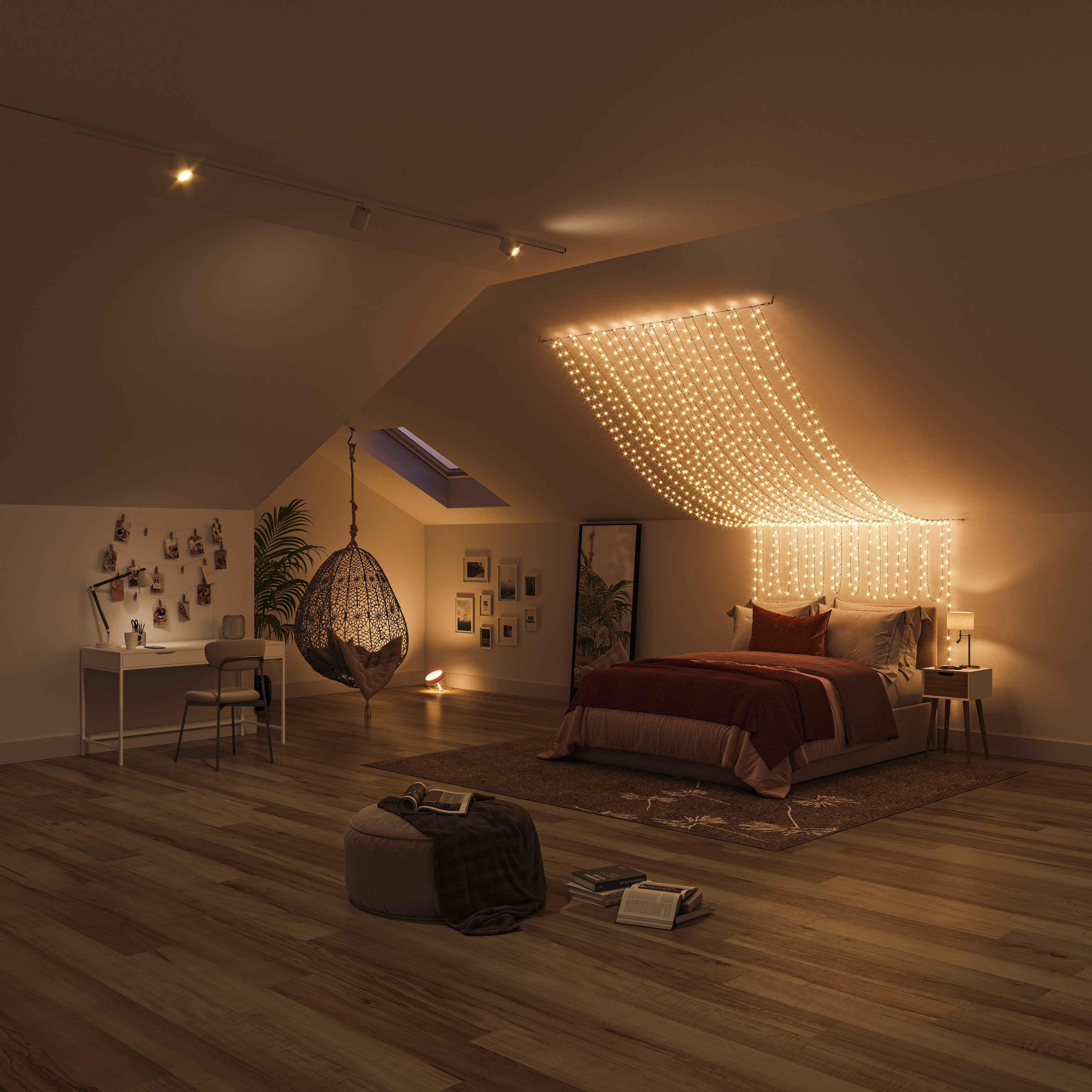 Philips HUE Festavia valosarja, 250 lediä