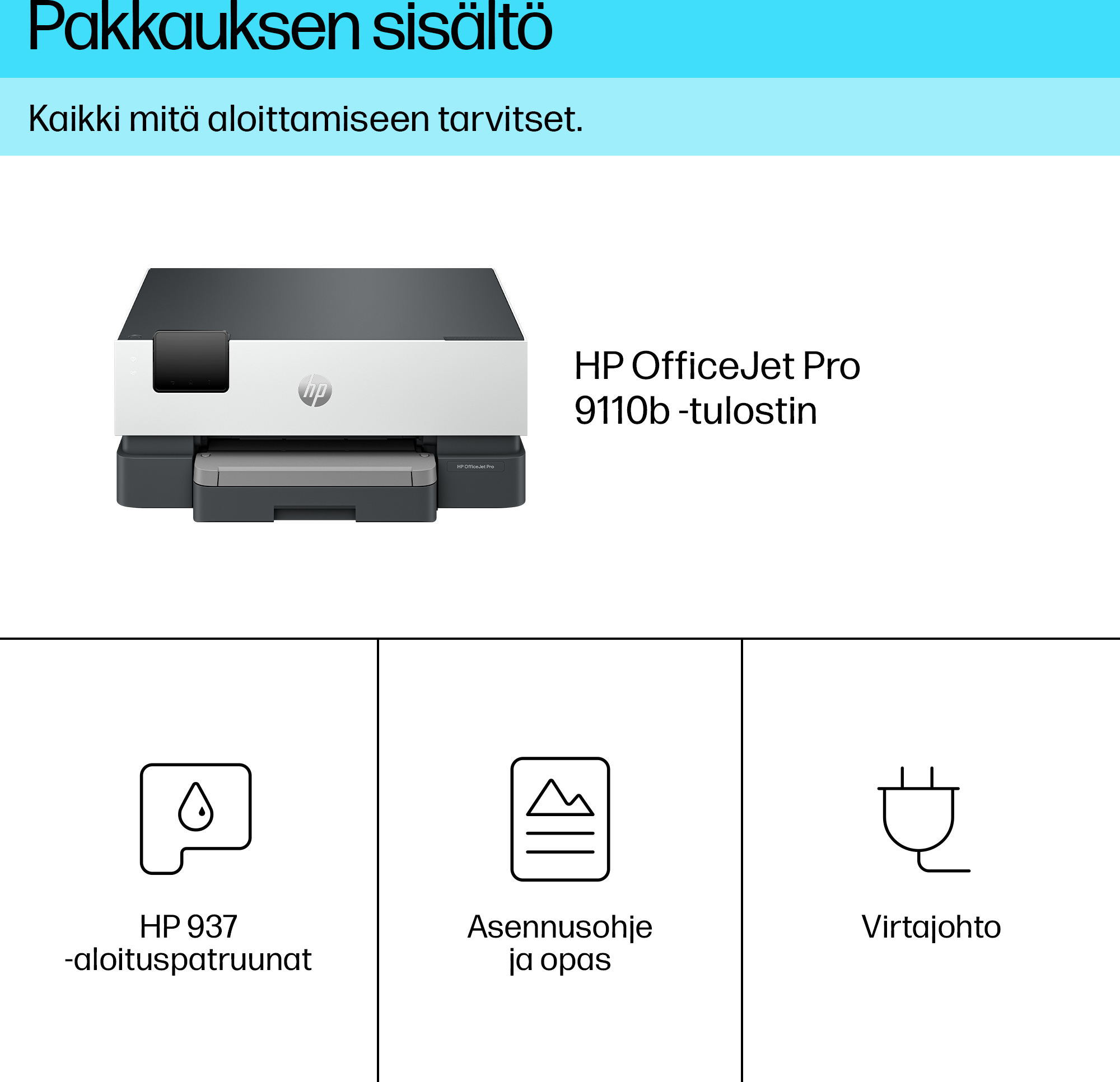 HP OfficeJet Pro 9122e All-in-One -monitoimitulostin