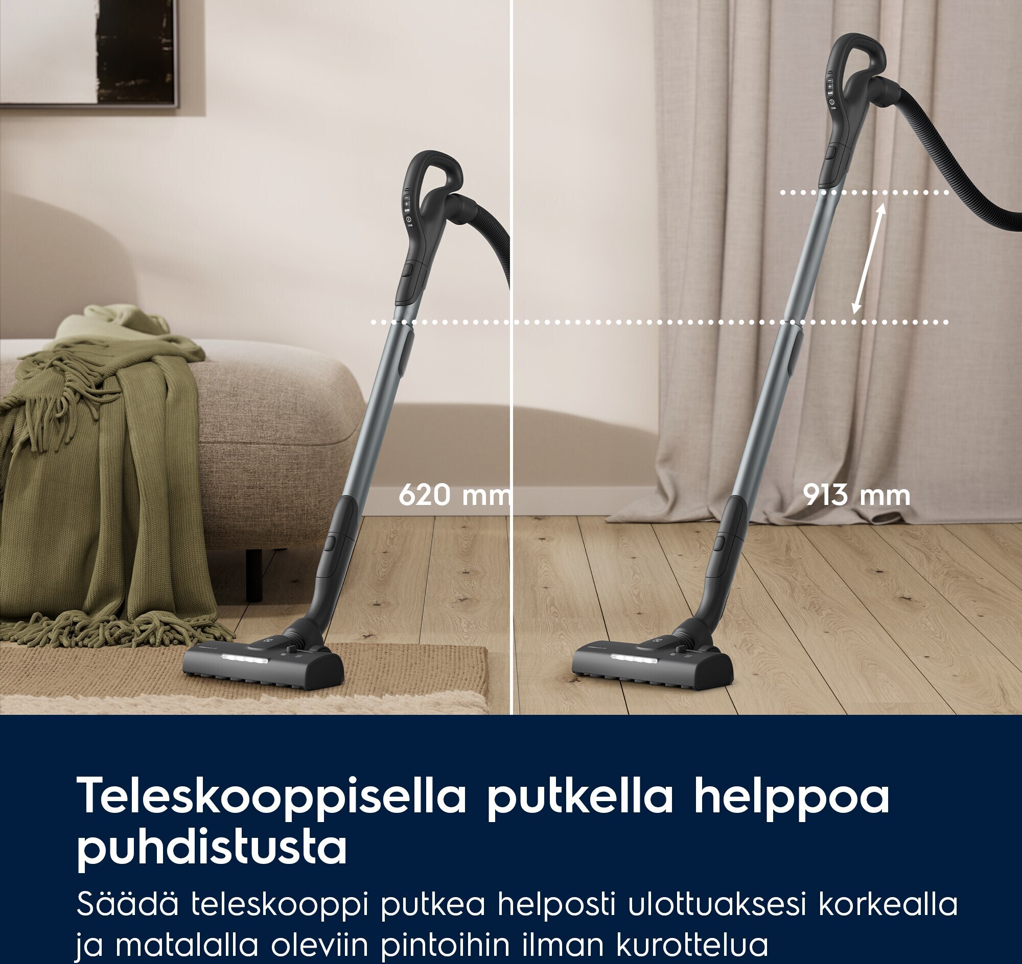Electrolux 800 Bagged EB81U1LDB pölypussillinen imuri