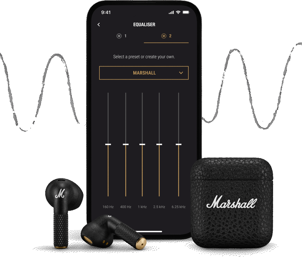 Marshall Minor IV nappikuulokkeet, musta