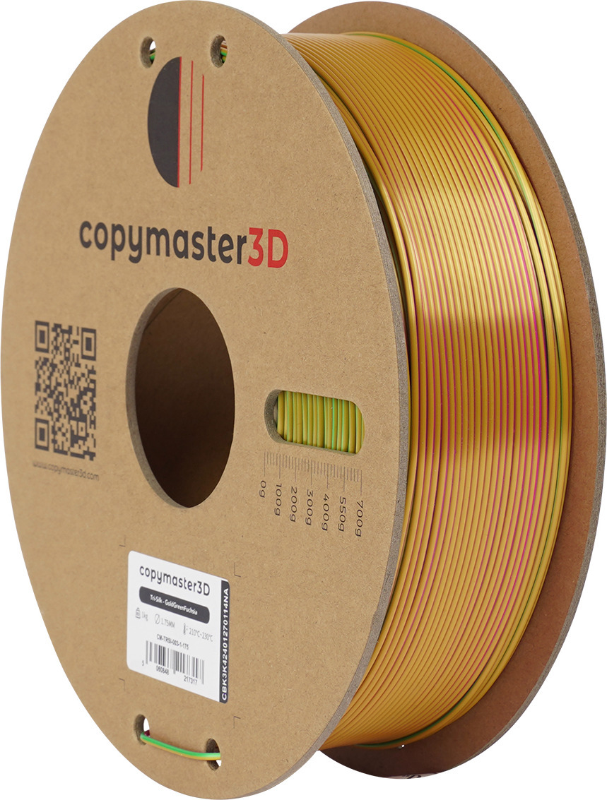 Copymaster3D Tri-Silk -filamentti 3D -tulostimeen, 1.75 mm, kulta/ vihreä/ fuksia