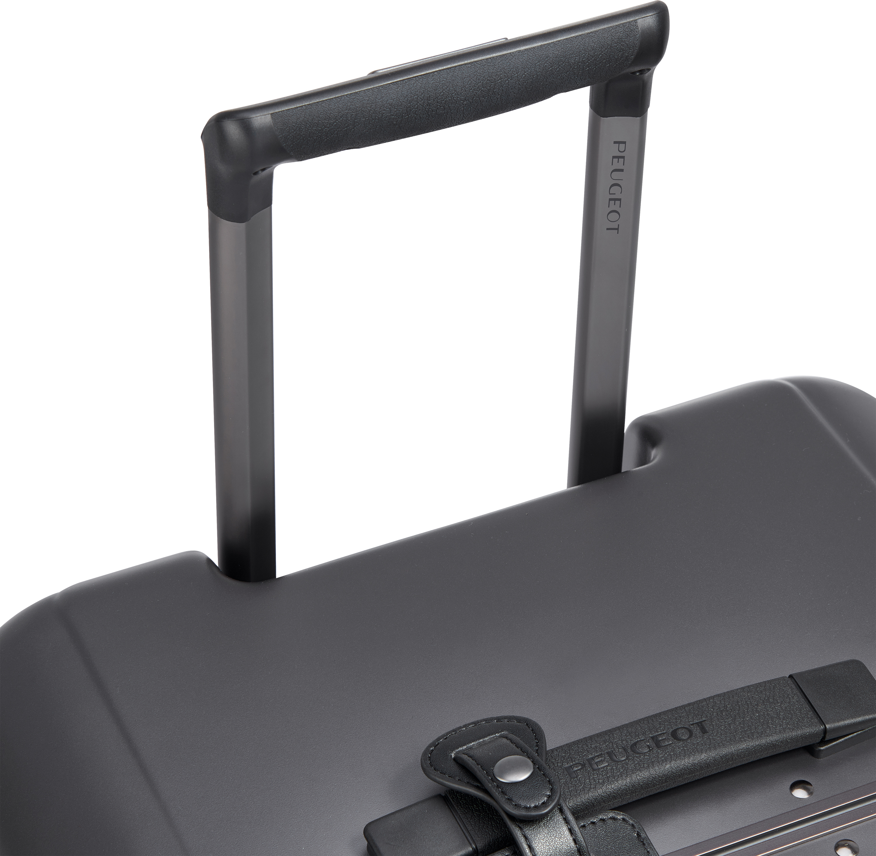 Delsey Peugeot Voyages 73 cm -matkalaukku, antrasiitti