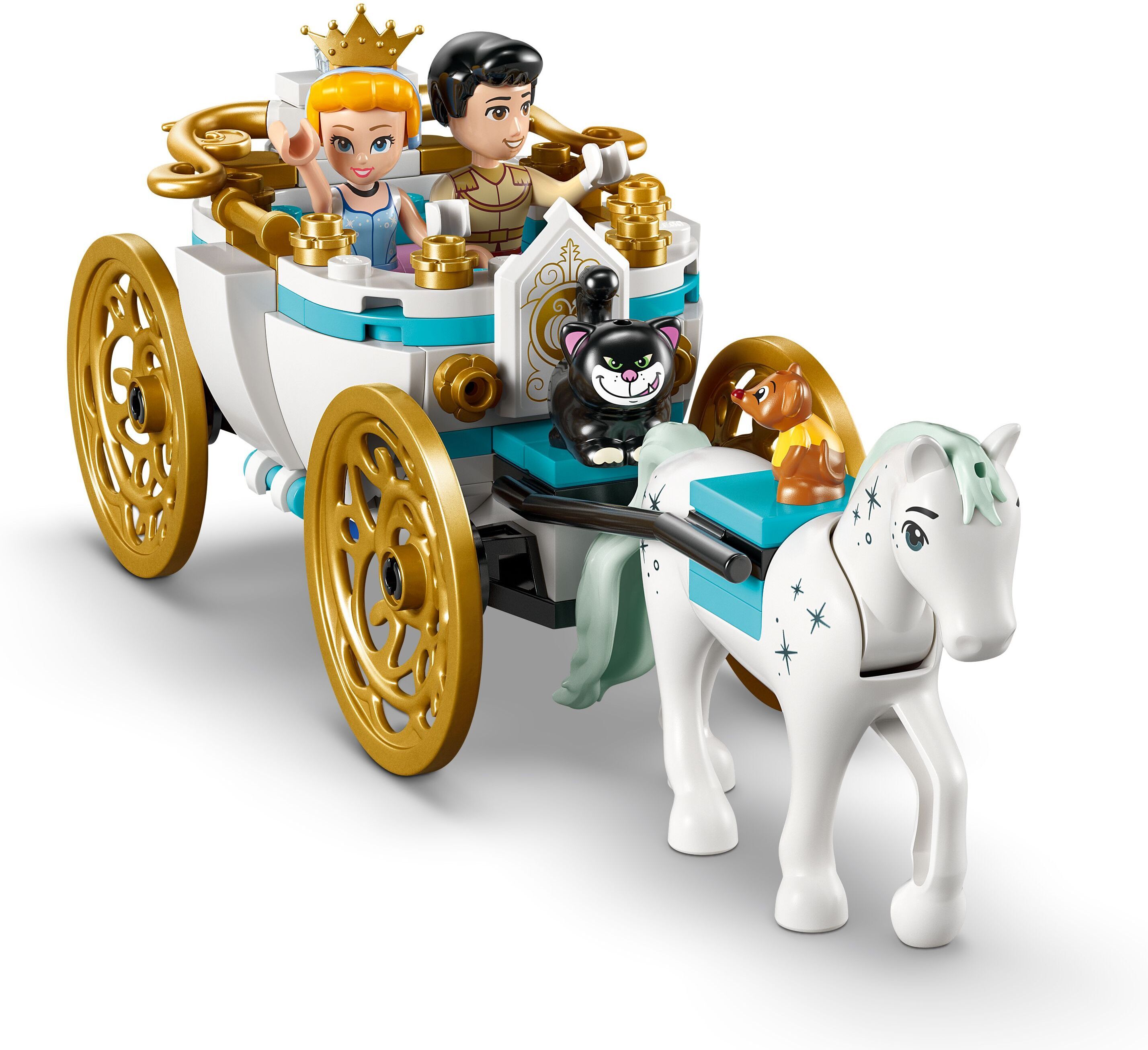 LEGO Disney Princess 43275 – Tuhkimon linna ja hevosvaunut