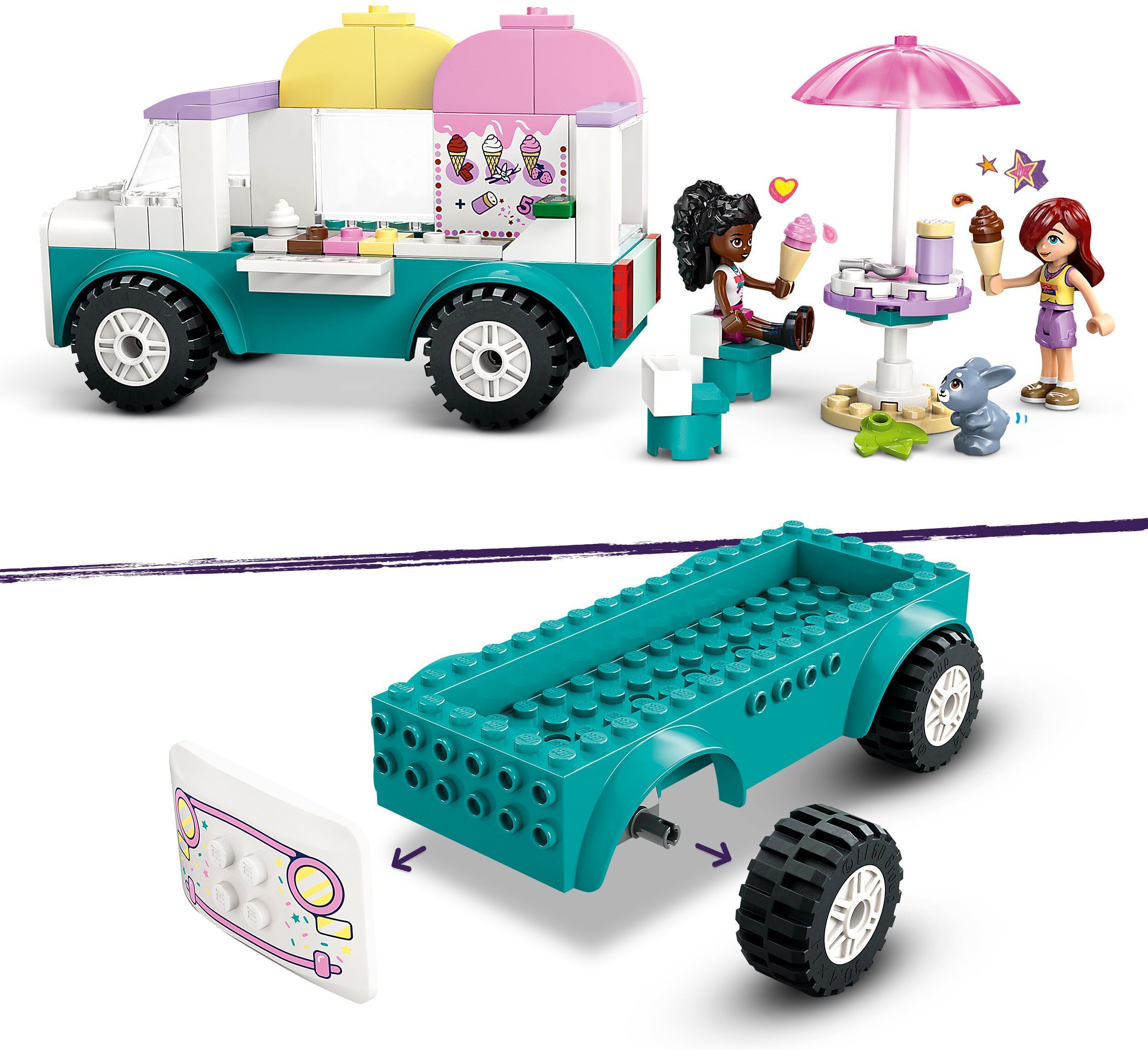 LEGO Friends 42644 – Heartlake Cityn jäätelöauto