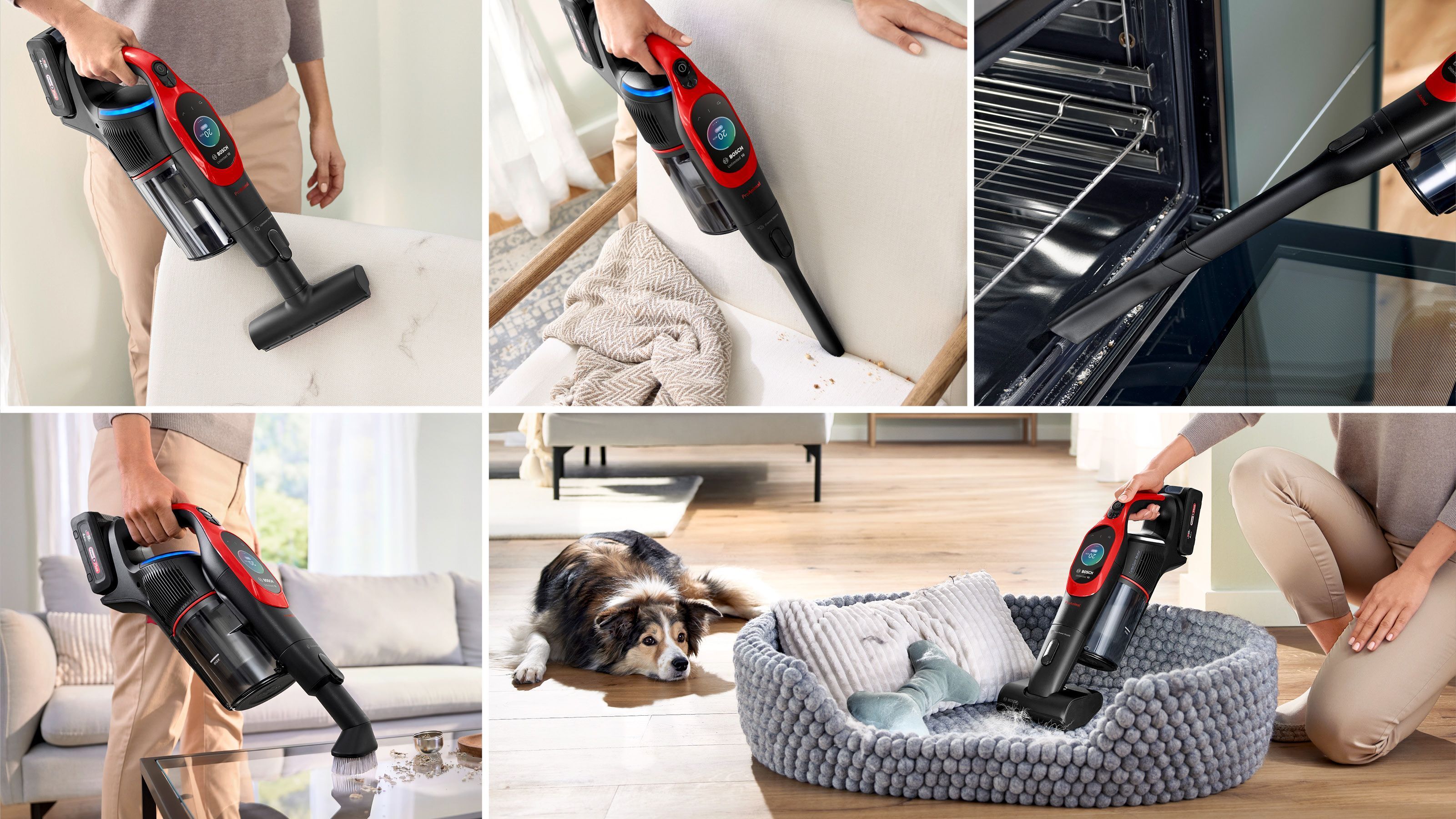 Bosch Unlimited 10 ProAnimal varsi-imuri, BCS1041PET, punainen