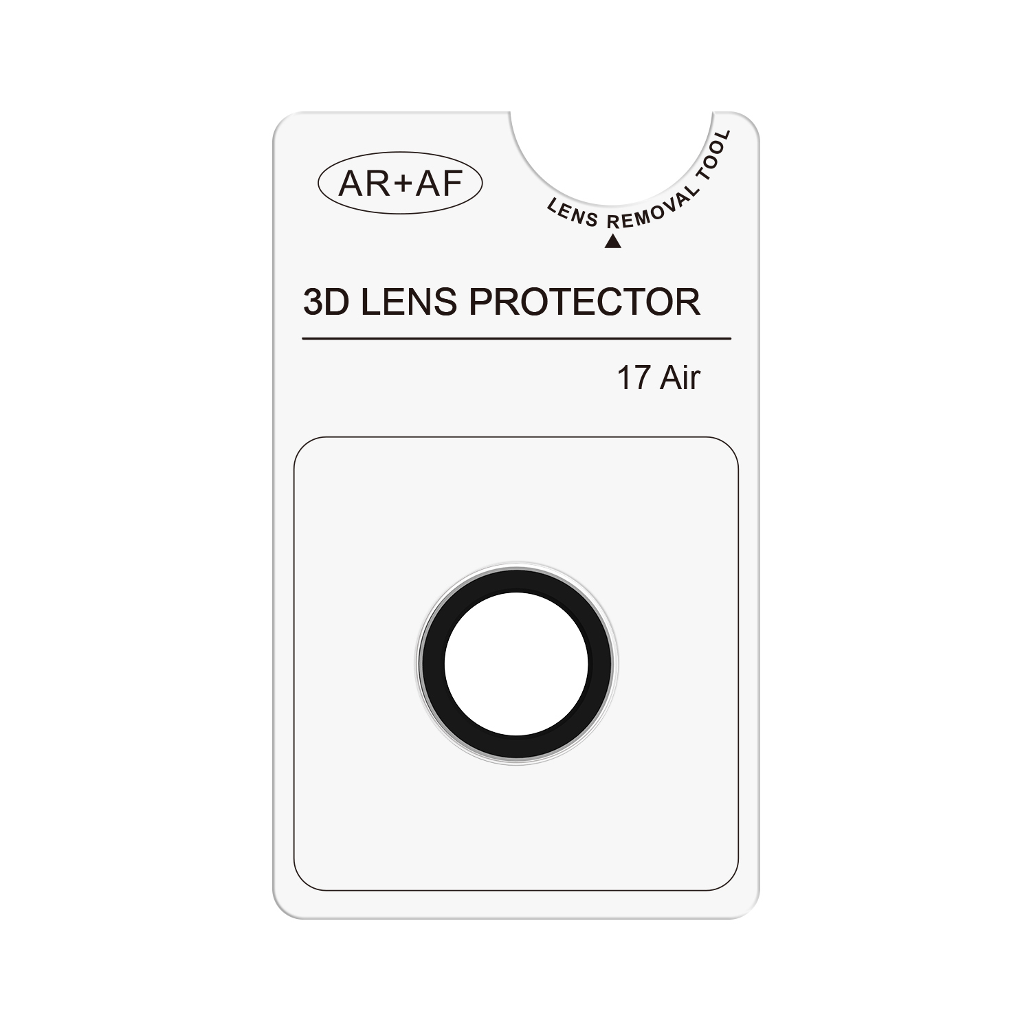 FoneKit kameran linssinsuoja,  iPhone Air, läpinäkyvä