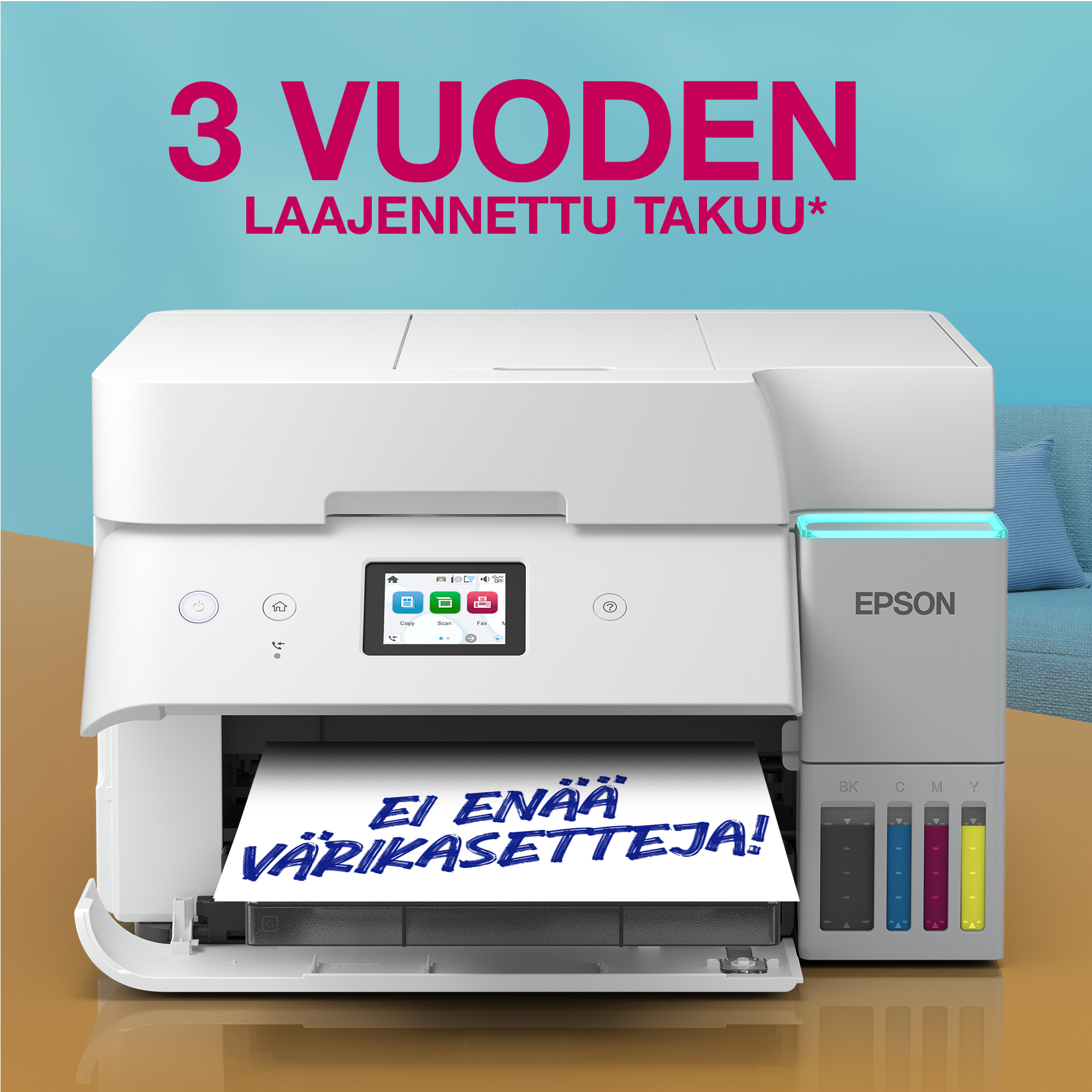 Epson EcoTank ET-2950 monitoimitulostin kaksipuolistulostuksella