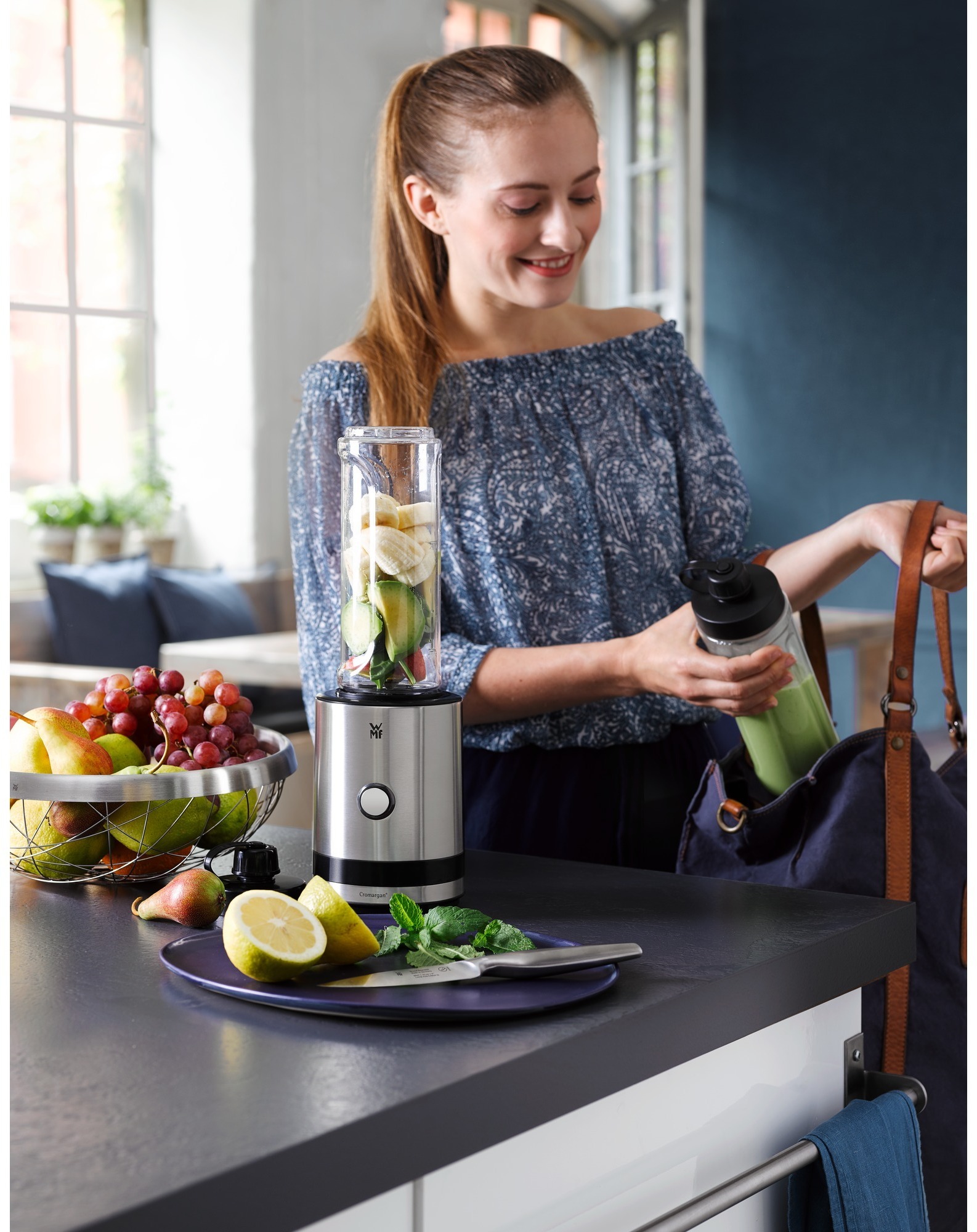 WMF KITCHENminis Smoothie-to-go -tehosekoitin 0,6 L