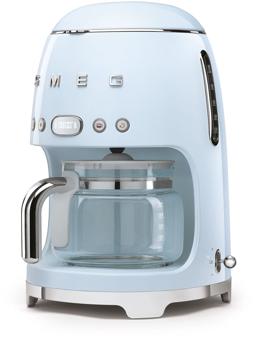 Smeg DCF02PBEU -kahvinkeitin, pastellin sininen