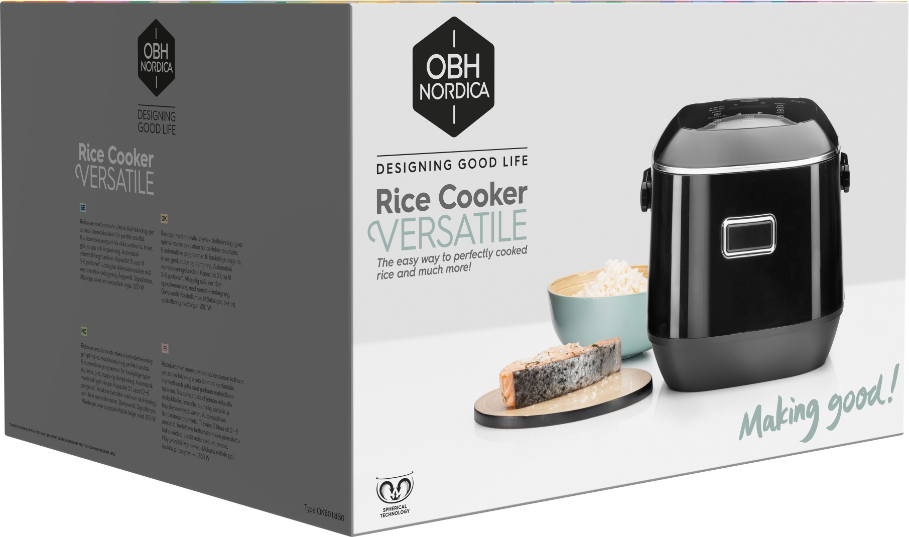 OBH Nordica Versatile -monitoimiriisinkeitin