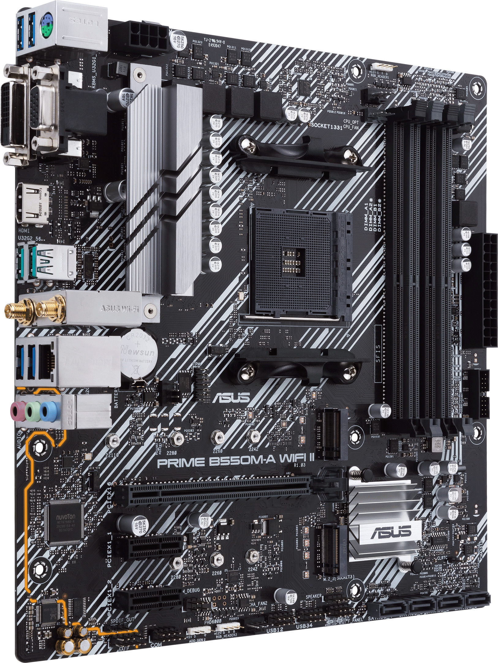 Asus PRIME B550M-A WIFI II AM4 microATX-emolevy